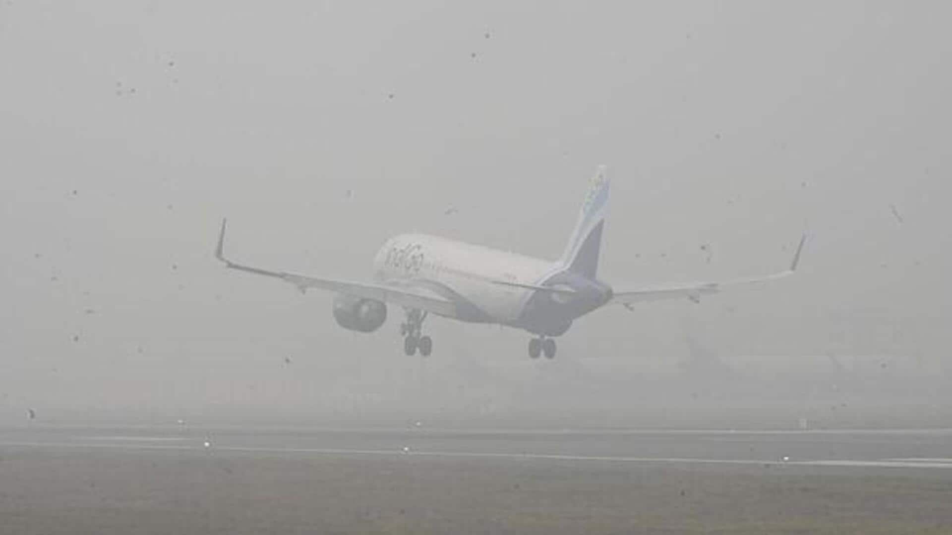 கடும் மூடுபனியில் டெல்லி: 500-க்கும் மேற்பட்ட விமானங்கள் பாதிப்பு