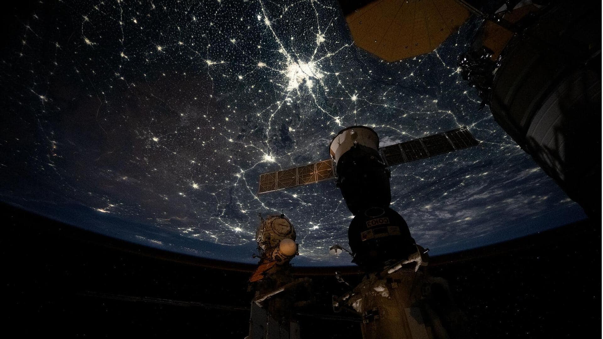 மின்விளக்குகளால் ஒளிரும் இந்தியாவின் இரவு நேர அழகை காட்சிப்படுத்திய சர்வதேச விண்வெளி நிலையம்