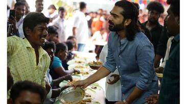 ரசிகர்களுக்கு வீட்டில் பிரியாணி விருந்து வைத்த சிம்பு - வைரல் வீடியோ! 