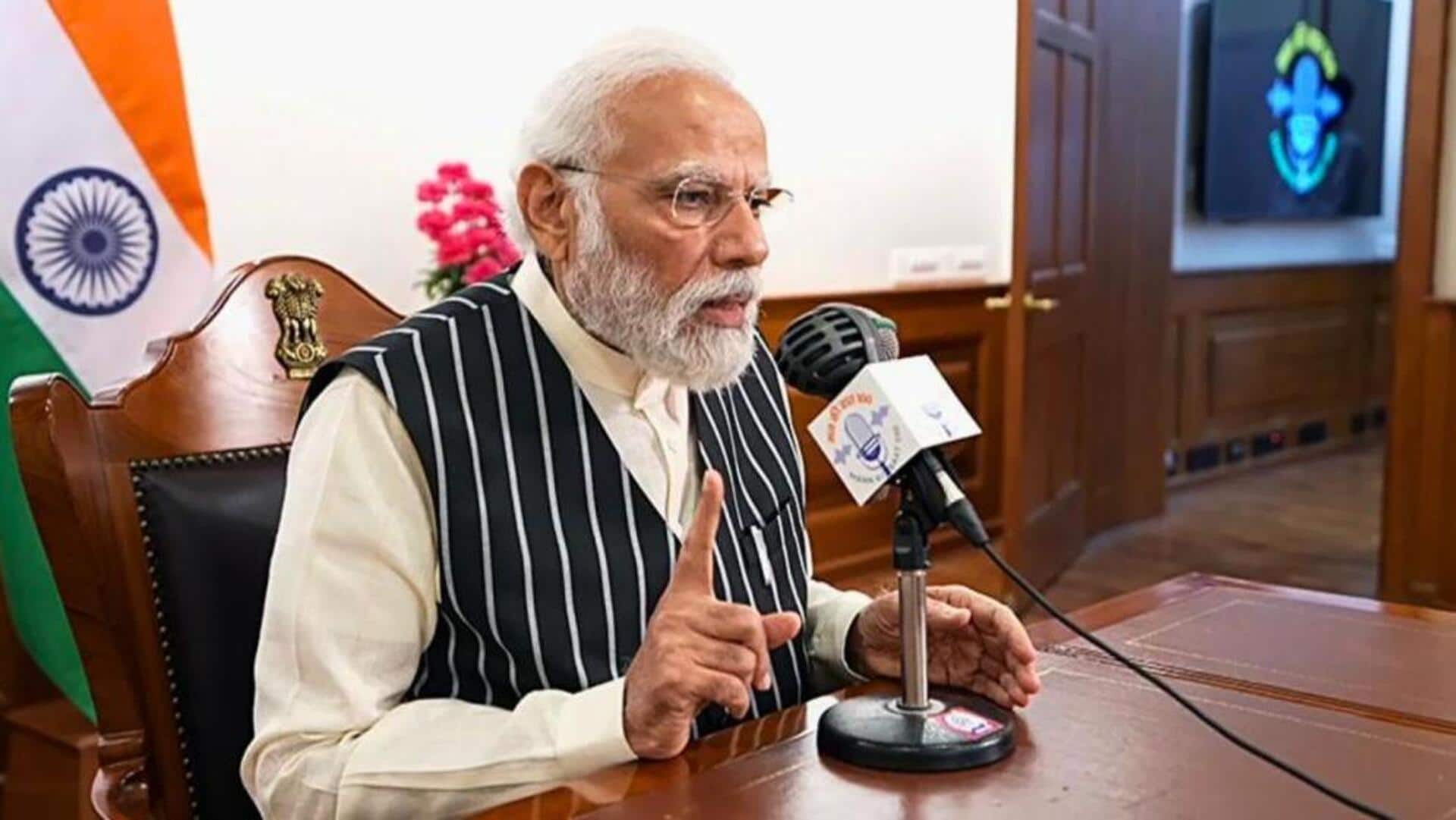 பிரதமர் மோடியின் மன் கி பாத் நிகழ்ச்சி மூலம் ரூ.34 கோடிக்கு மேல் வருமானம்; மத்திய அரசு தகவல்