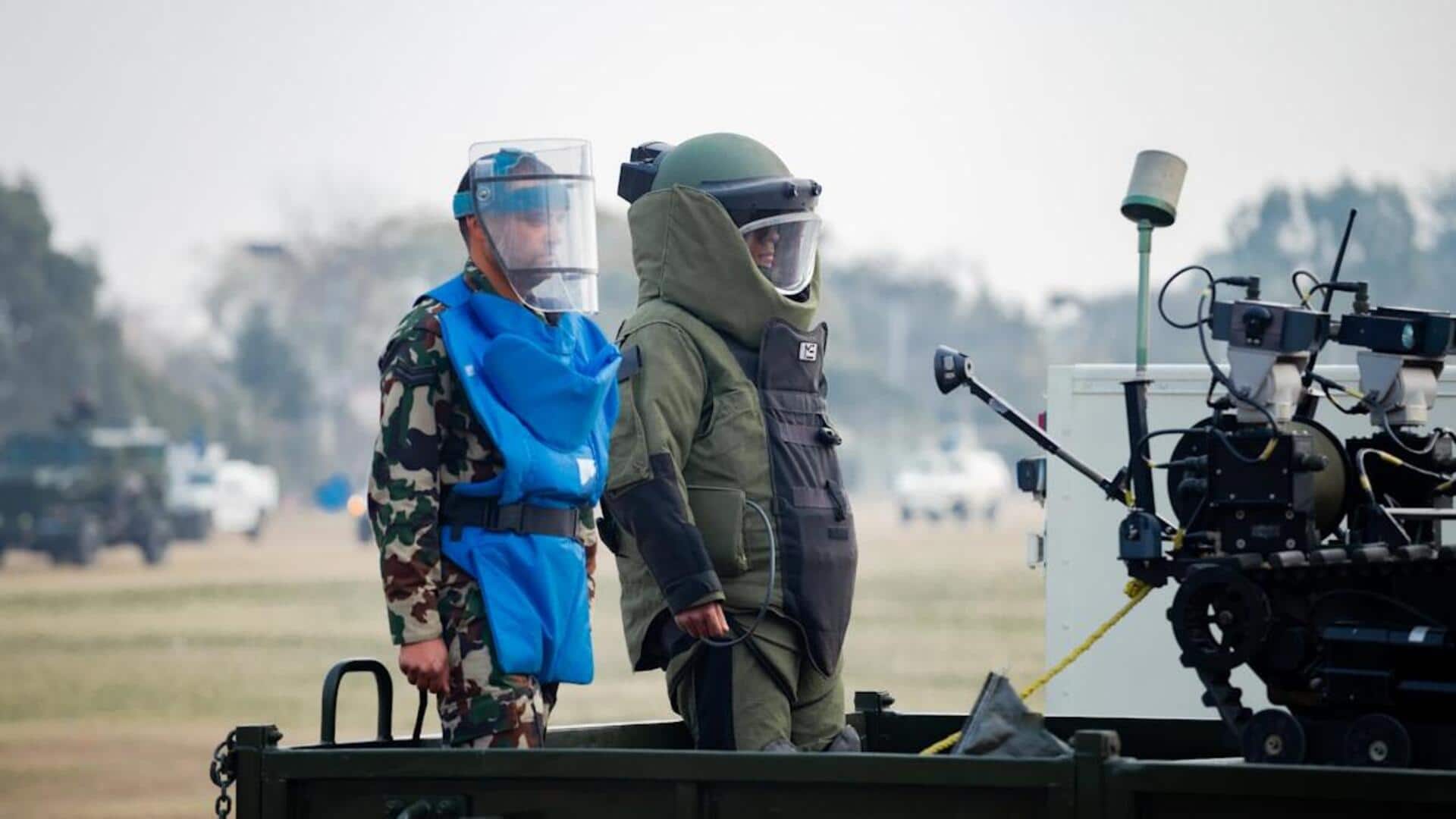 வெடிகுண்டு செயலிழப்பு அமைப்புகளுக்கு இந்தியாவின் முதல் தரநிலை அறிமுகம்