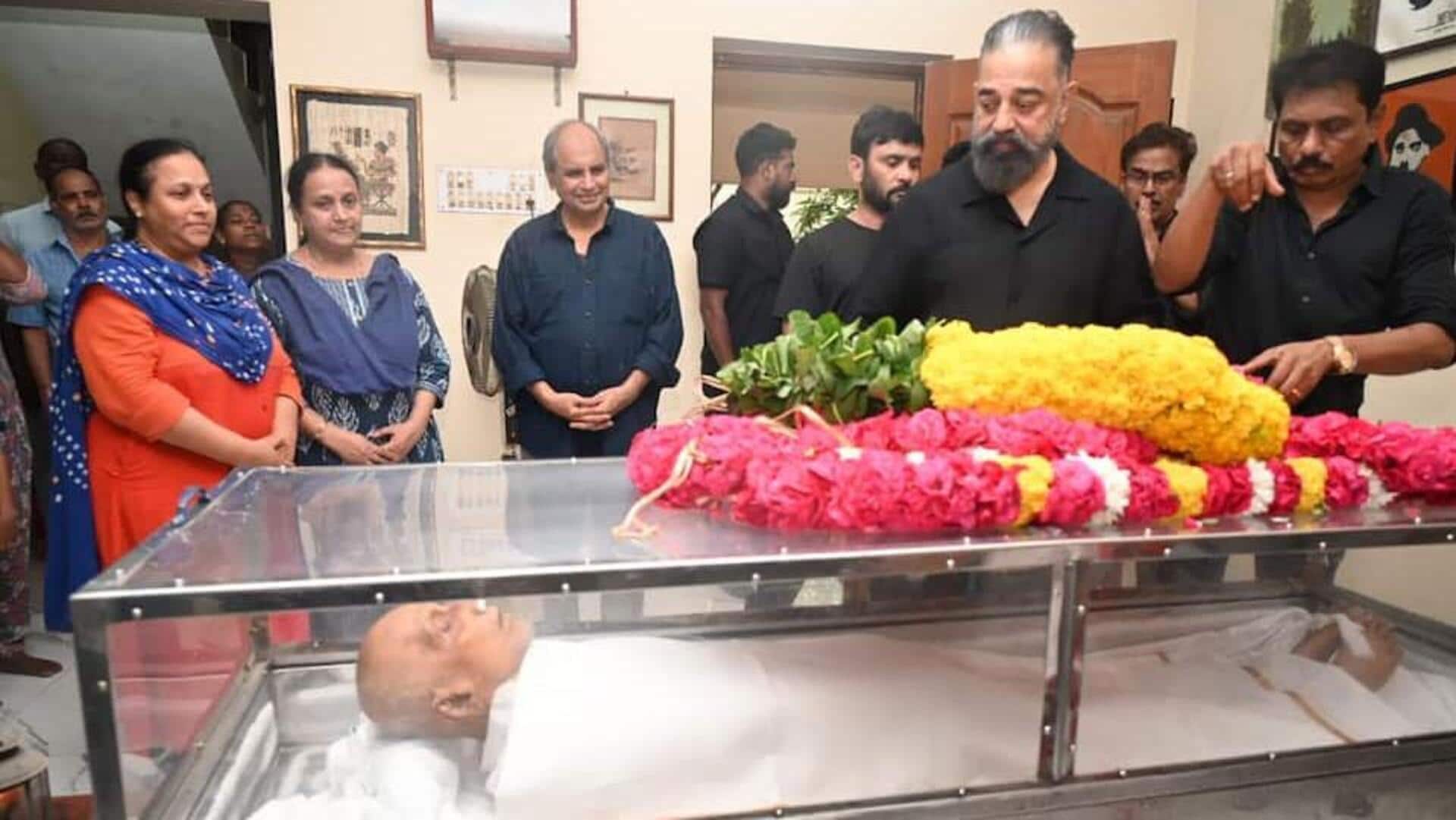 பழம்பெரும் இயக்குநர் சிங்கீதம் சீனிவாச ராவ் மறைவு: நேரில் அஞ்சலி செலுத்திய கமல்ஹாசன்