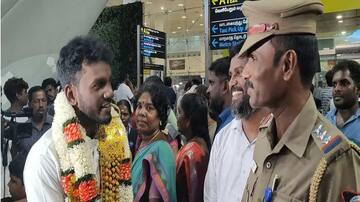 எவரெஸ்ட் சிகரம் ஏறி சாதனை படைத்த ராஜசேகரனுக்கு உற்சாக வரவேற்பு