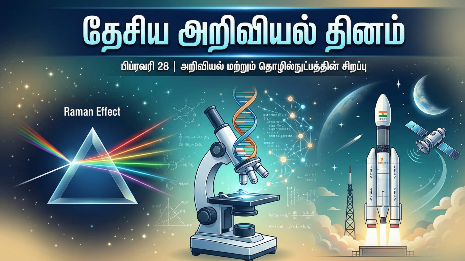 தேசிய அறிவியல் தினம்: 2035க்குள் விண்வெளி வல்லரசாக இந்தியாவின் ககன்யான் மற்றும் சந்திரயான்-4 திட்டங்கள்