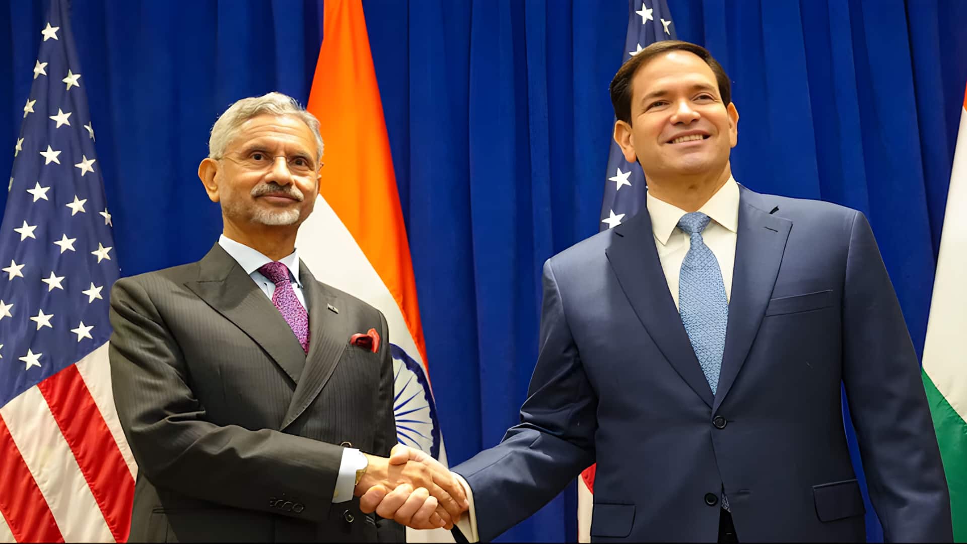 இந்தியா -அமெரிக்கா உறவில் புதிய அத்தியாயம்! அமெரிக்க வெளியுறவுத்துறை அமைச்சருடன் ஜெய்சங்கர் பேச்சுவார்த்தை