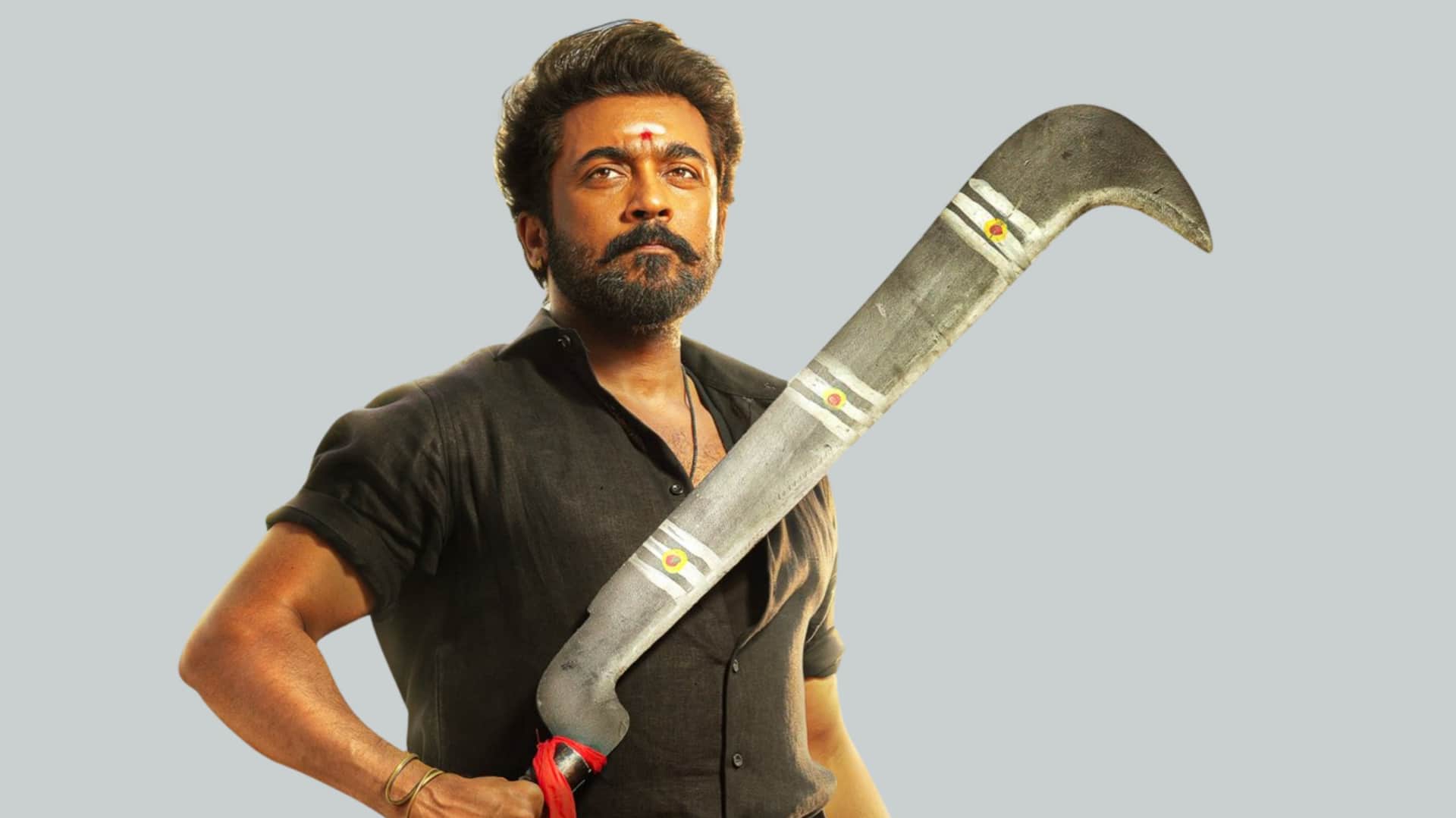 சூர்யா-திரிஷா கூட்டணியில் வீரபத்ருடு! தெலுங்கு ரசிகர்களுக்கு மாஸ் அப்டேட் கொடுத்த படக்குழு.. கருப்பு சட்டை, கையில் அரிவாளுடன் மிரட்டும் சூர்யா