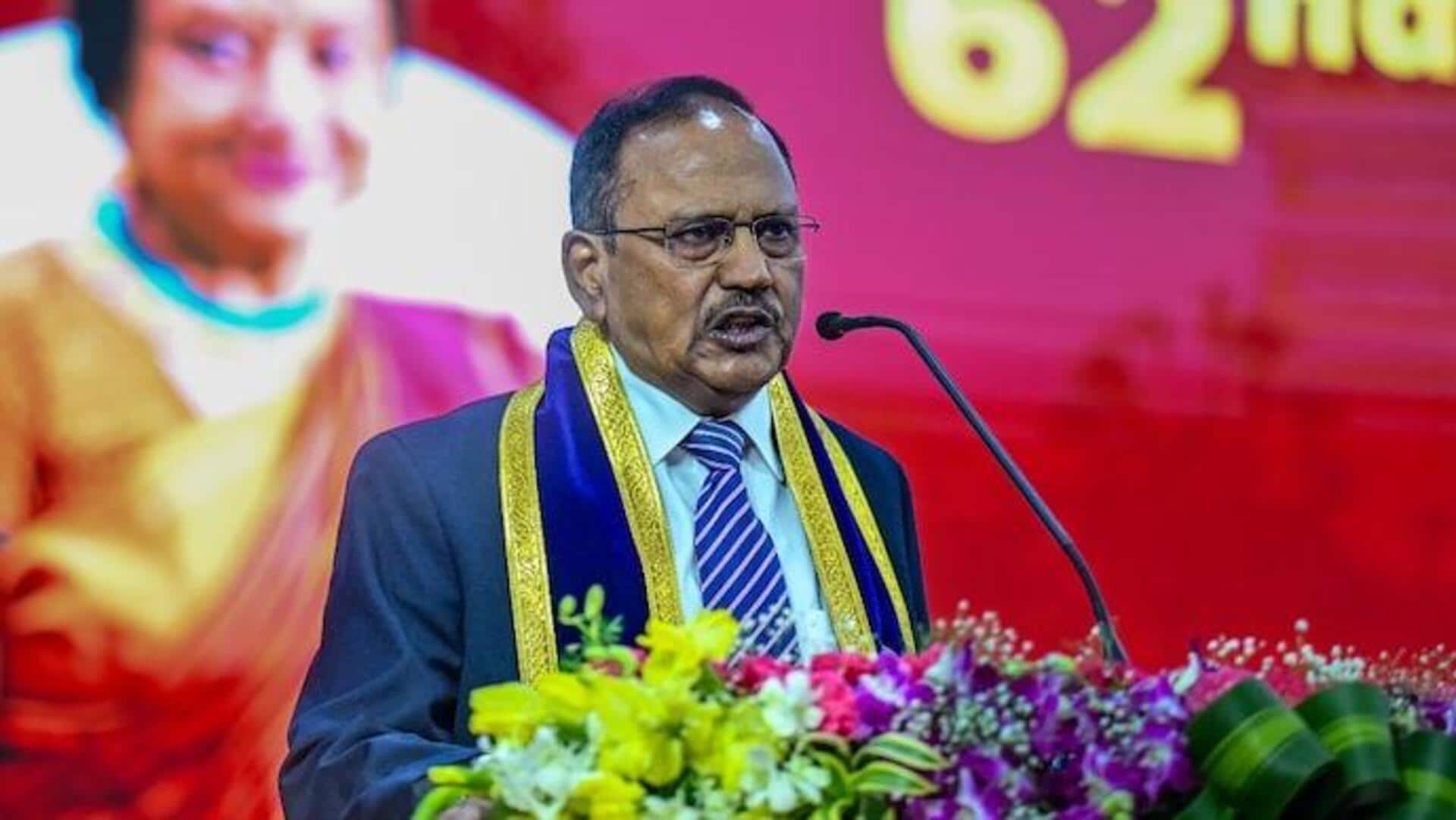 ஆபரேஷன் சிந்தூரும், உள்நாட்டு பாதுகாப்பு தொழில்நுட்ப வளர்ச்சியும்; ஐஐடி மெட்ராஸில் அஜித் தோவல் பேச்சு