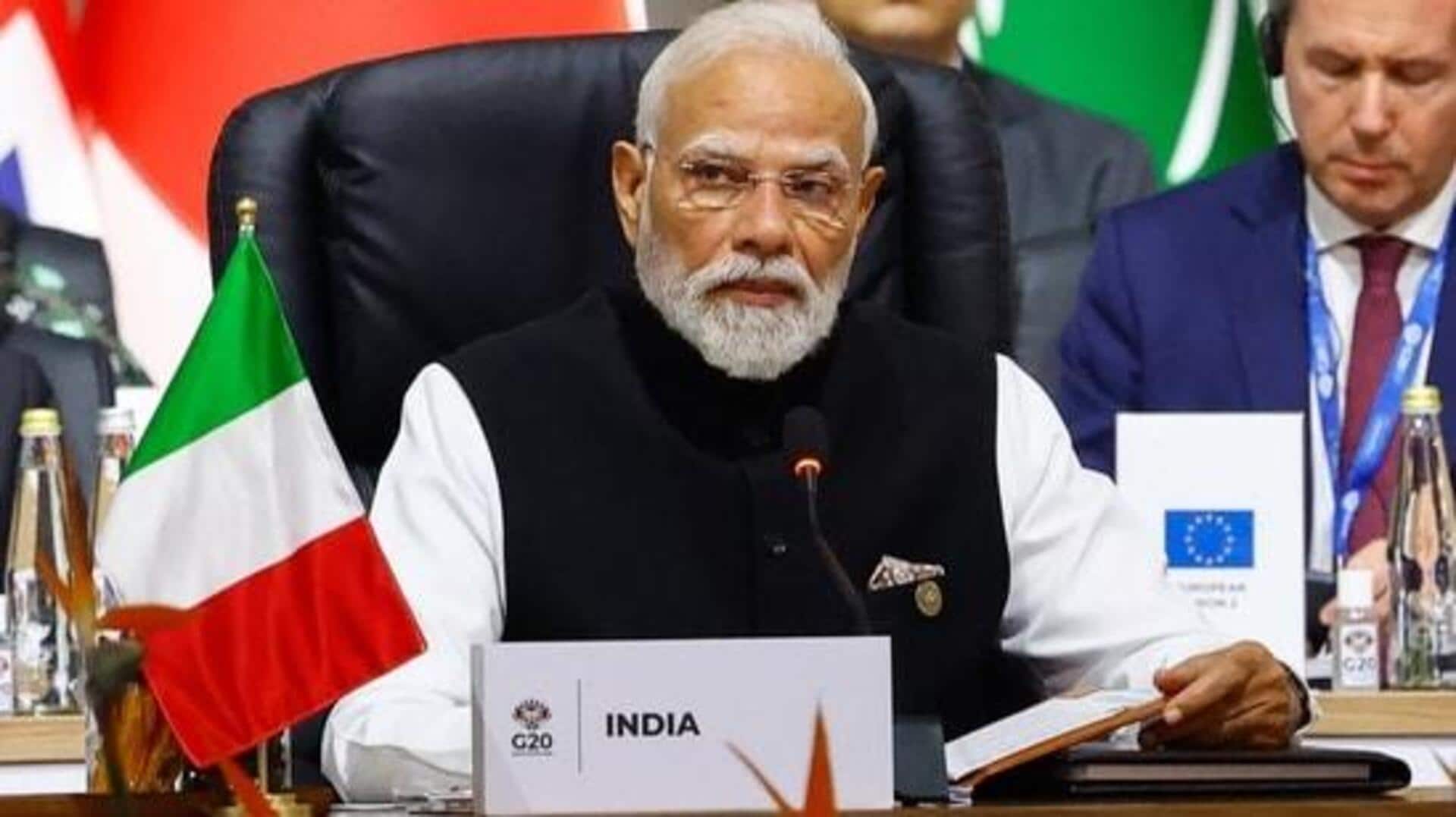 ஜி20 உச்சி மாநாடு: உலகளாவிய வளர்ச்சிக்காக 6 புதிய திட்டங்களை முன்மொழிந்தார் பிரதமர் மோடி