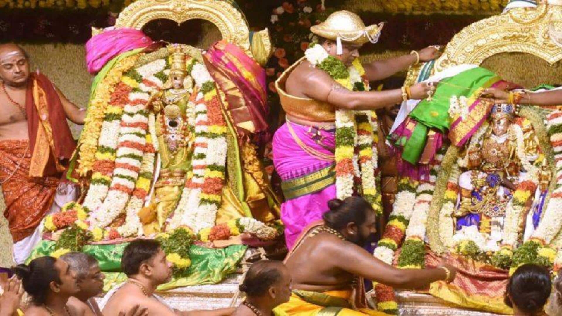 மதுரையில் இன்று மீனாட்சி திருக்கல்யாணம்: விழாக்கோலம் பூண்ட தூங்காநகரம் மதுரையில் இன்று மீனாட்சி திருக்கல்யாணம்: விழாக்கோலம் பூண்ட தூங்காநகரம்