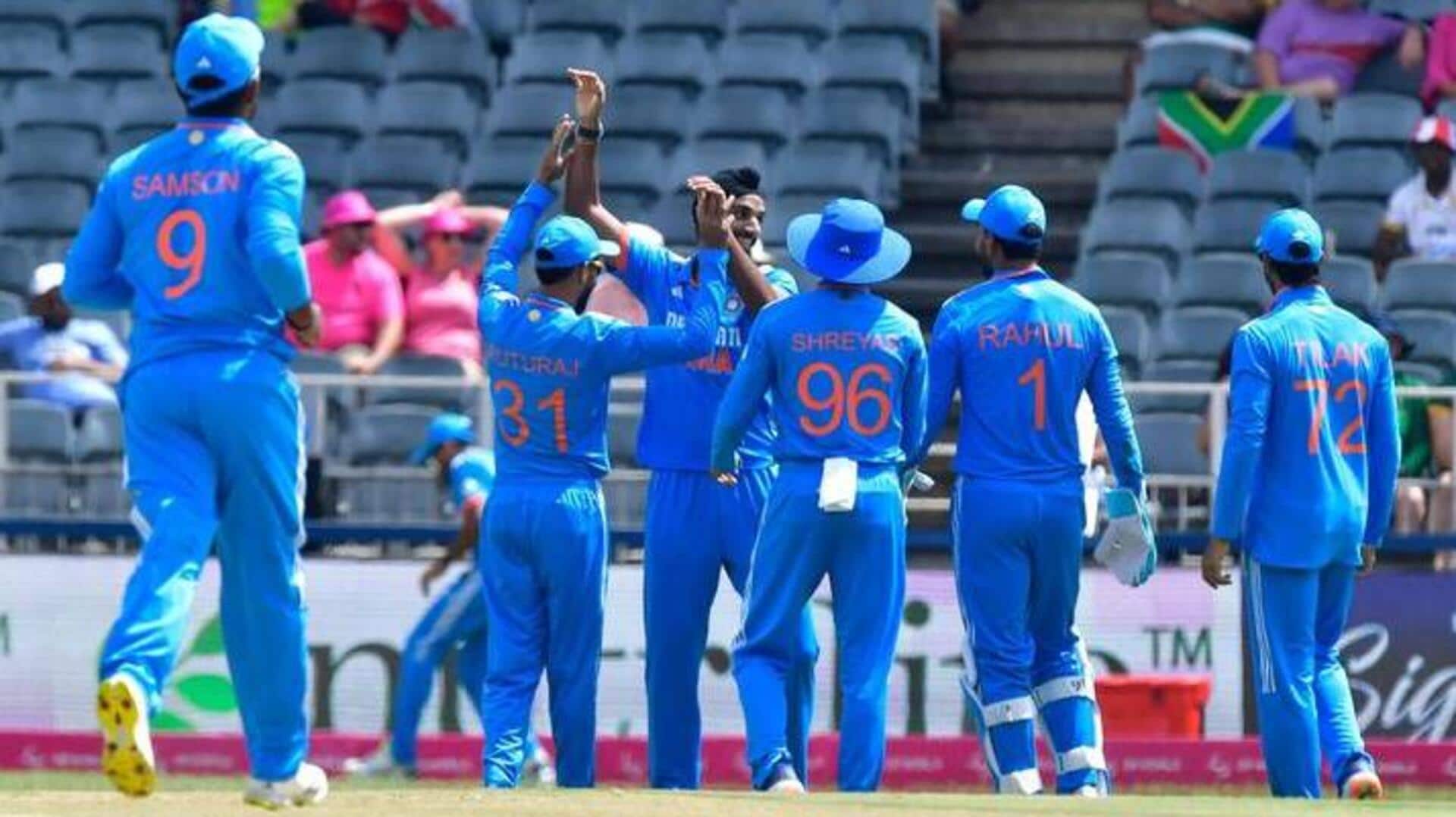 இந்தியா vs தென்னாப்பிரிக்கா முதல் ODI : வரலாற்று சாதனை படைத்த அர்ஷ்தீப் சிங்