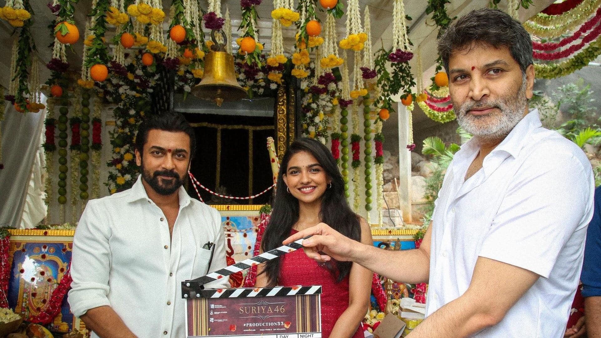சூர்யா 46 படப்பிடிப்பு துவங்கியது; மகளுடன் ஹைதராபாத்திற்கு சென்ற நடிகர் சூர்யா சூர்யா 46 படப்பிடிப்பு துவங்கியது; மகளுடன் ஹைதராபாத்திற்கு சென்ற நடிகர் சூர்யா