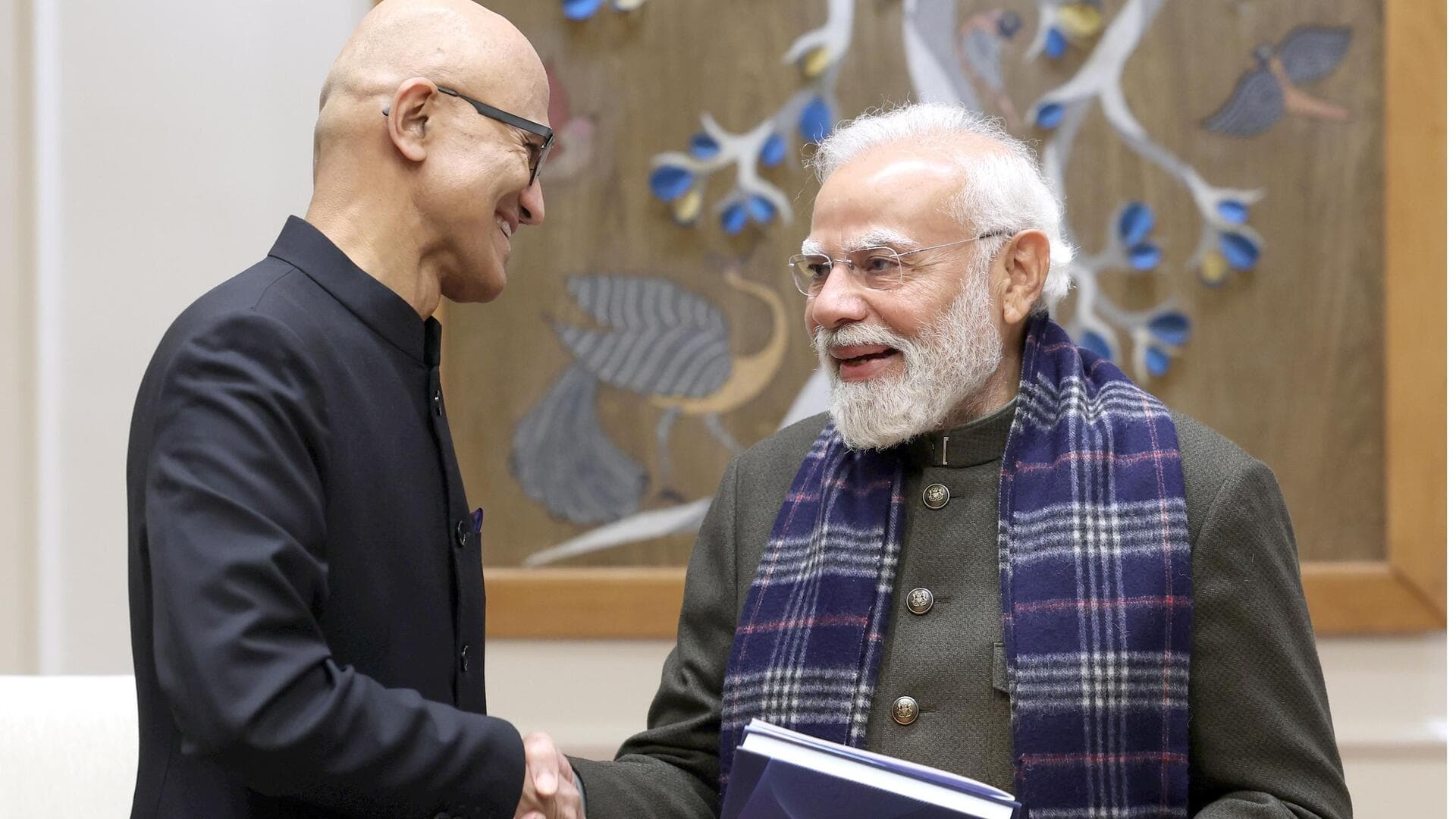 இந்தியாவின் AI வளர்ச்சிக்கு மைக்ரோசாப்ட் $17.5 பில்லியன் நிதியை வழங்குவதாக அறிவிப்பு