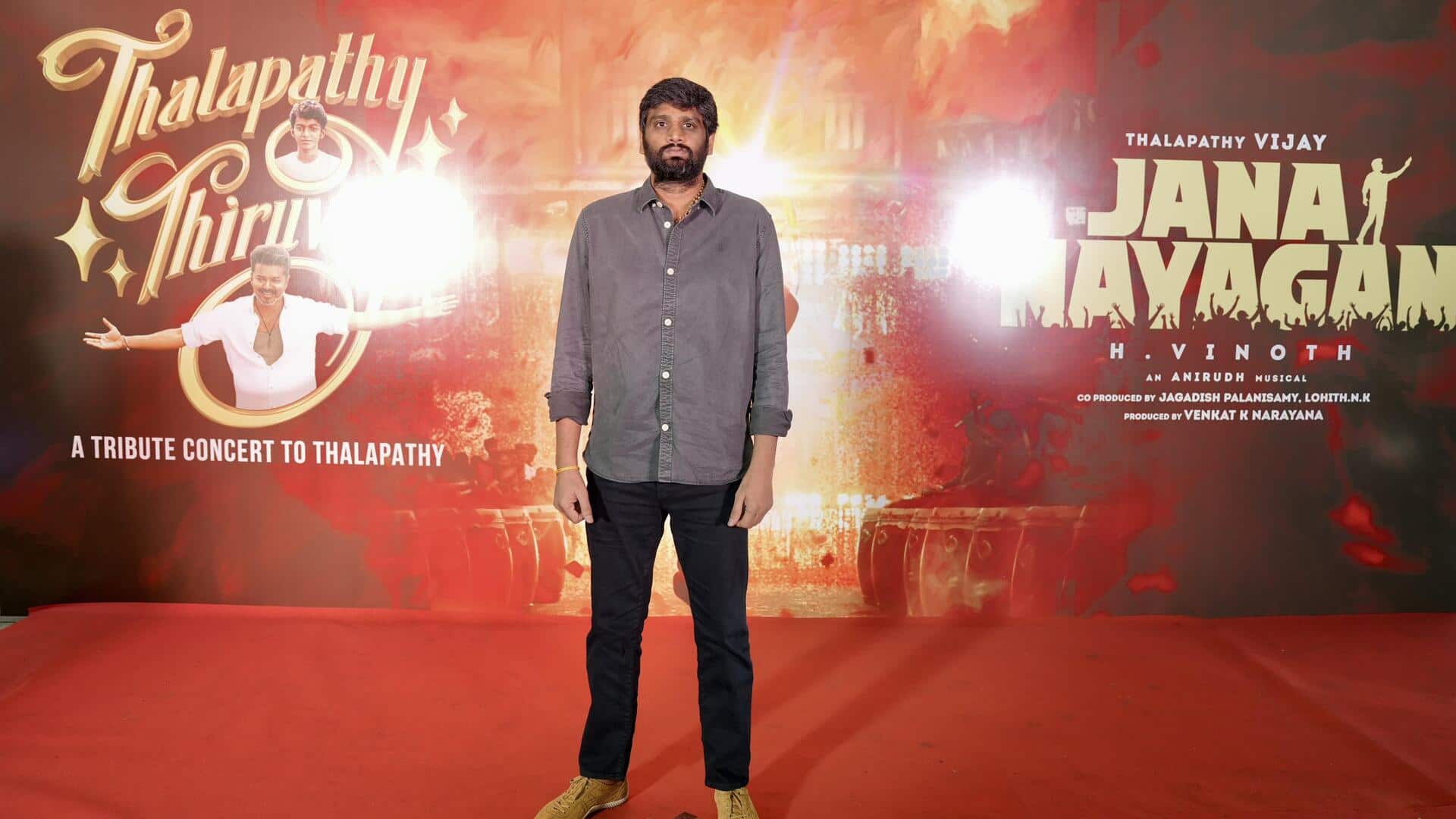 கரூர் கூட்ட நெரிசல் விவகாரம் குறித்து 'ஜனநாயகன்' இயக்குனர் ஹெச்.வினோத் விளக்கம்