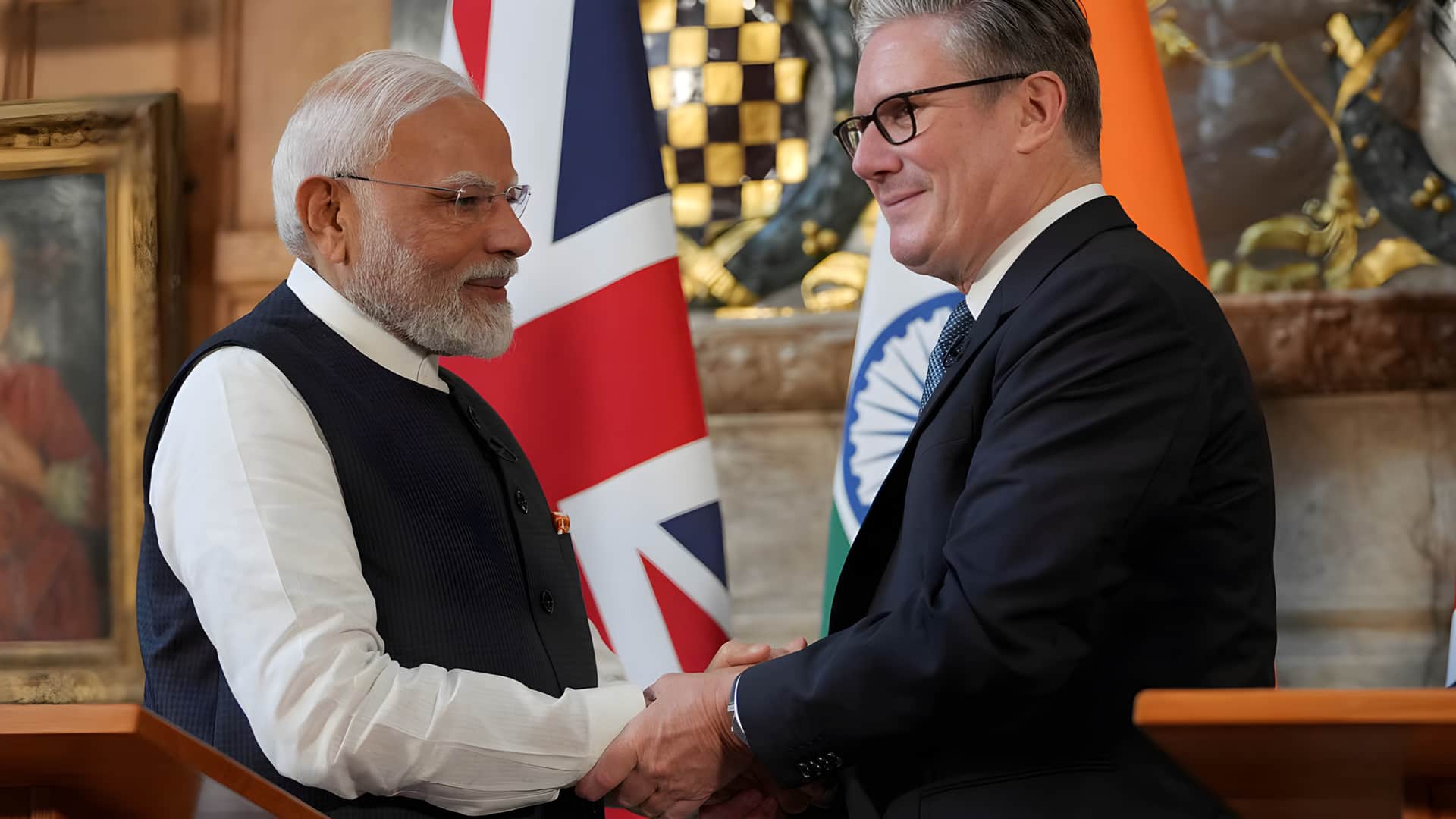 இந்தியா -பிரிட்டன் 'CETA' வர்த்தக ஒப்பந்தம்: ஜூலை 15 முதல் அதிகாரப்பூர்வமாக அமல்