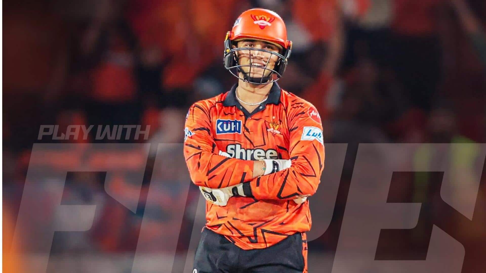 எதிரணியை துவம்சம் செய்த அபிஷேக் சர்மா; இரண்டாவது ஐபிஎல் சதம் எடுத்த மொமெண்ட்!