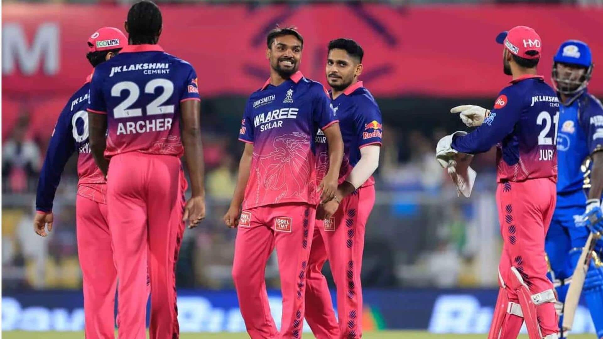 மும்பையை 'லாக்' செய்த ராஜஸ்தான்! கௌகாத்தியில் ஹாட்ரிக் வெற்றியுடன் புள்ளிப்பட்டியலில் முதலிடம்!