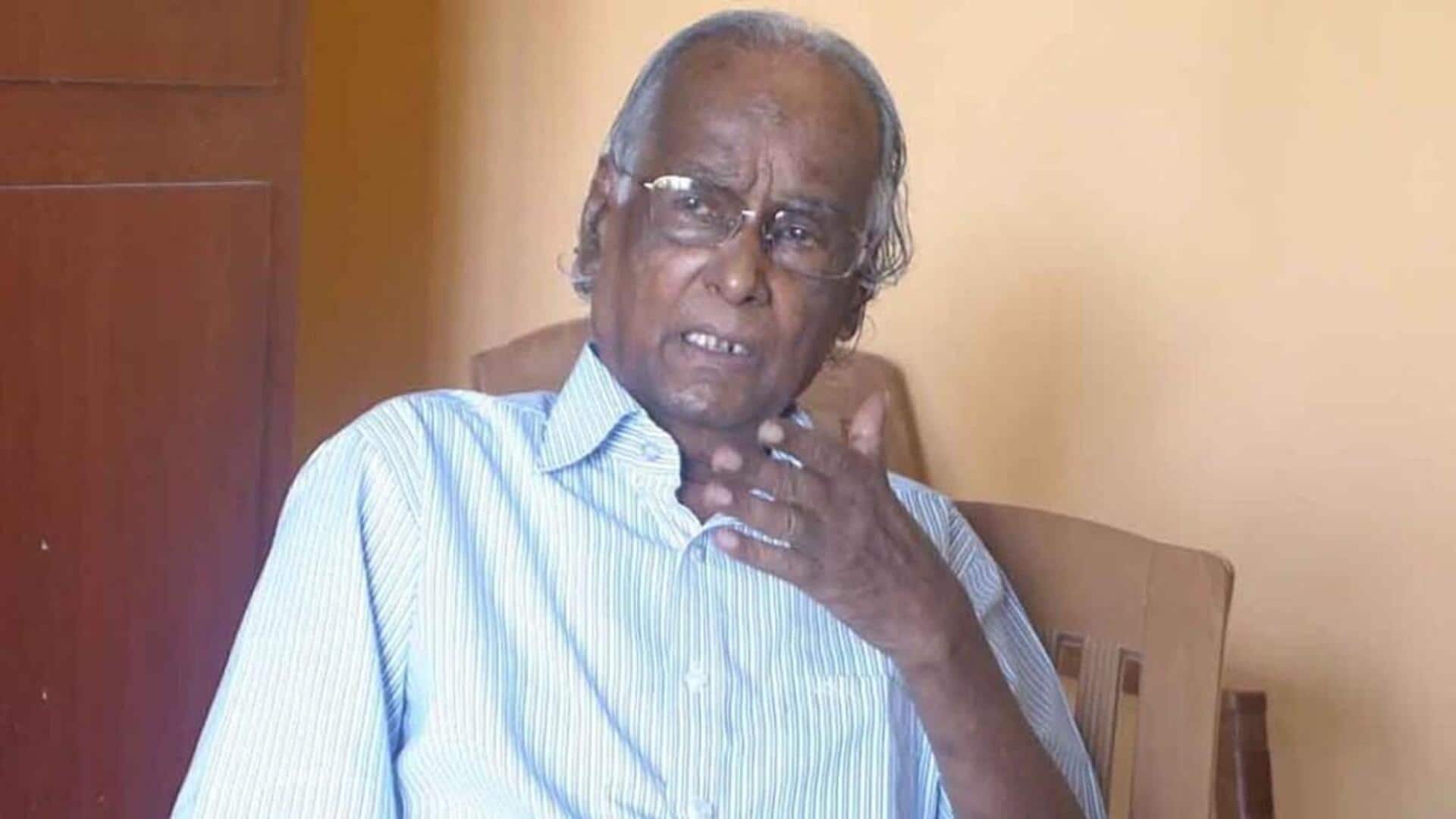 சாகித்ய அகாடமி விருது பெற்ற கவிஞர் ஈரோடு தமிழன்பன் காலமானார்; முதல்வர் இரங்கல்