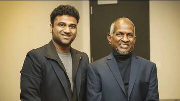 இளையராஜாவை நேரில் சந்தித்து வாழ்த்து பெற்றார் தேசிய விருது பெற்ற இசையமைப்பாளர் DSP