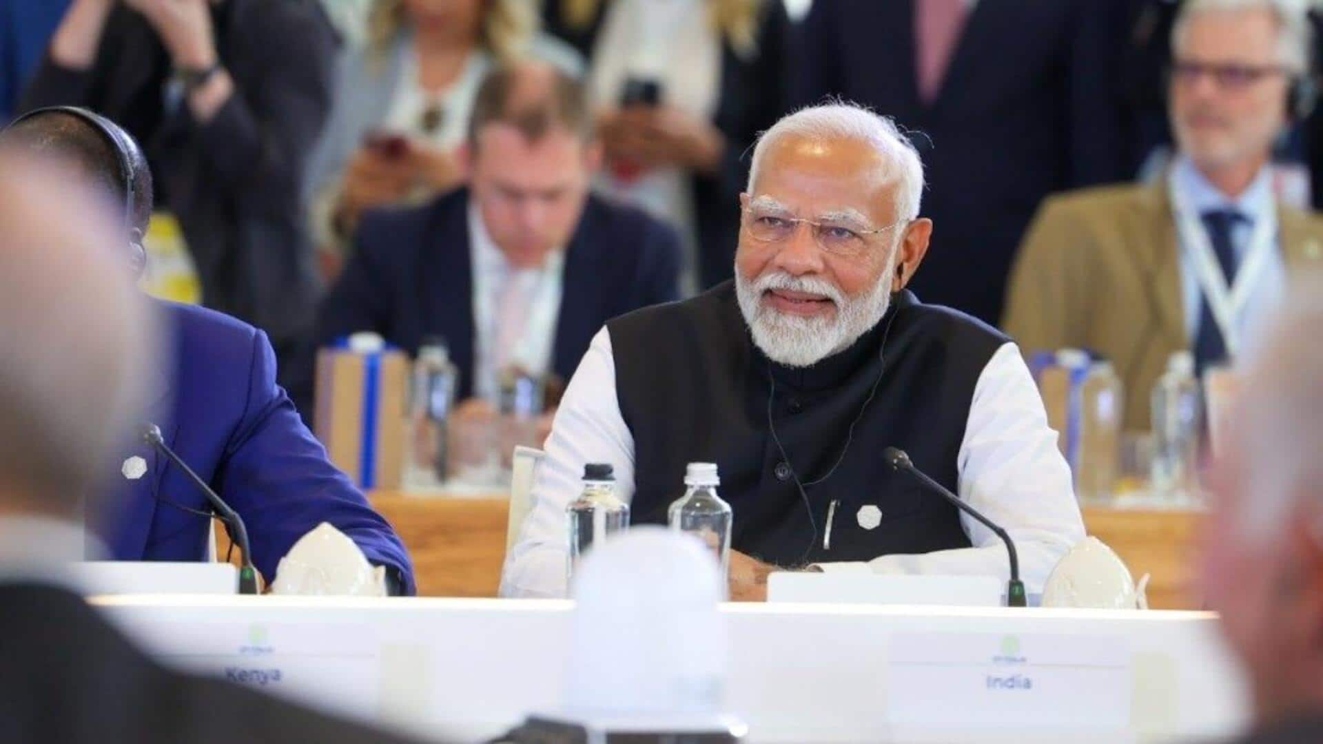 கனடா பிரதமரிடமிருந்து ஜி7 உச்சி மாநாட்டிற்கான அழைப்பைப் பெற்றார் பிரதமர் மோடி
