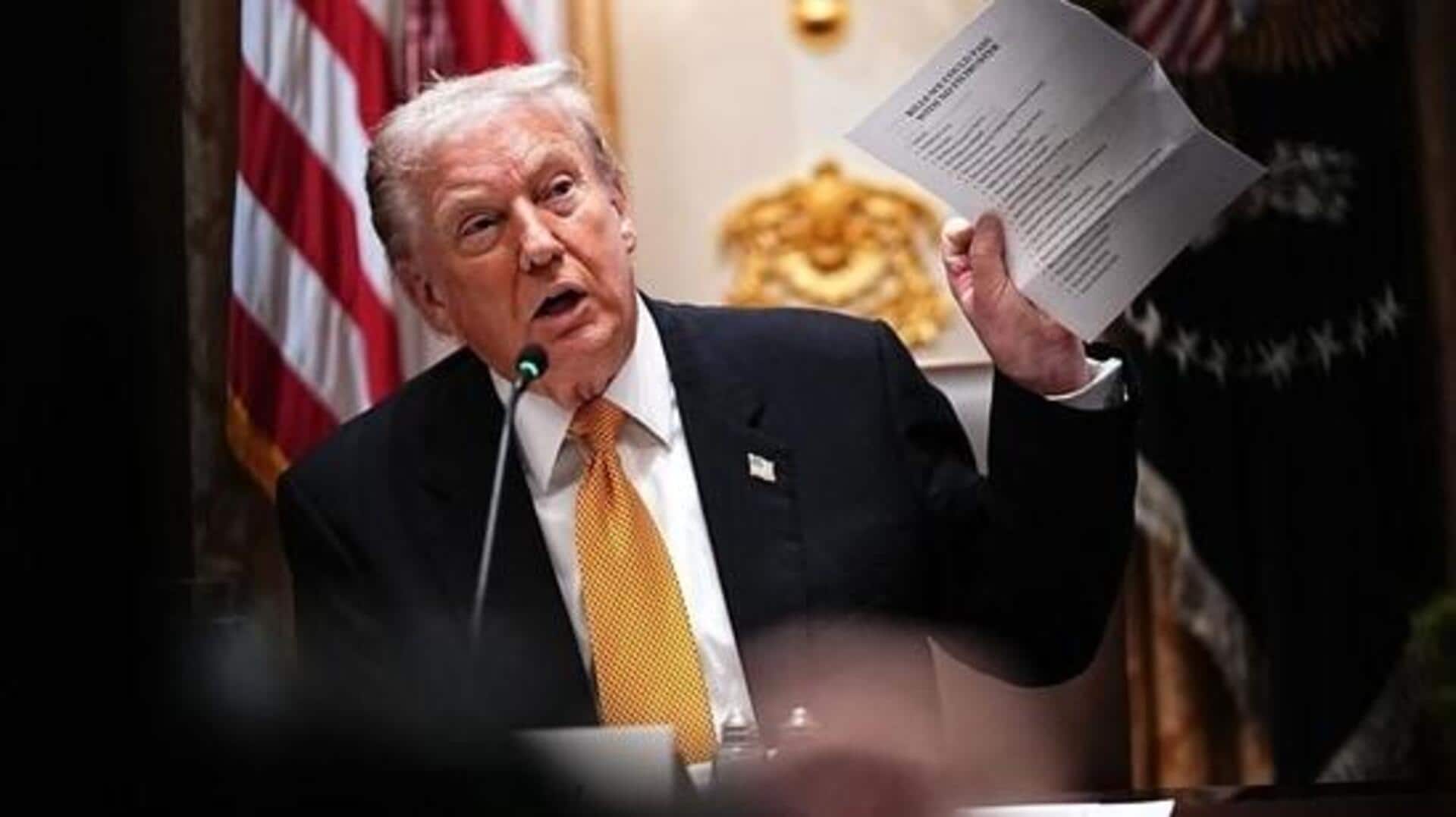 அமெரிக்கர்களுக்கு USD 2,000 ஈவுத்தொகையை அறிவித்தார் டிரம்ப்