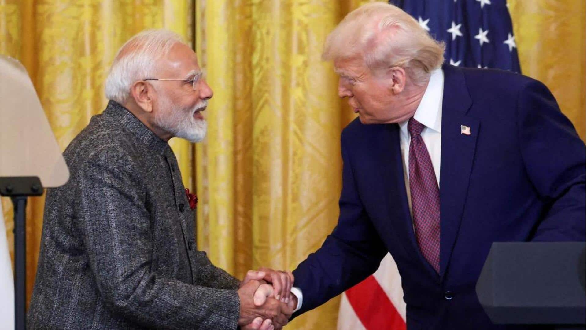 இந்தியாவுடன் ஒப்பந்தம் செய்ய நாங்கள் நெருங்கிவிட்டோம்: டிரம்ப் இந்தியாவுடன் ஒப்பந்தம் செய்ய நாங்கள் நெருங்கிவிட்டோம்: டிரம்ப்