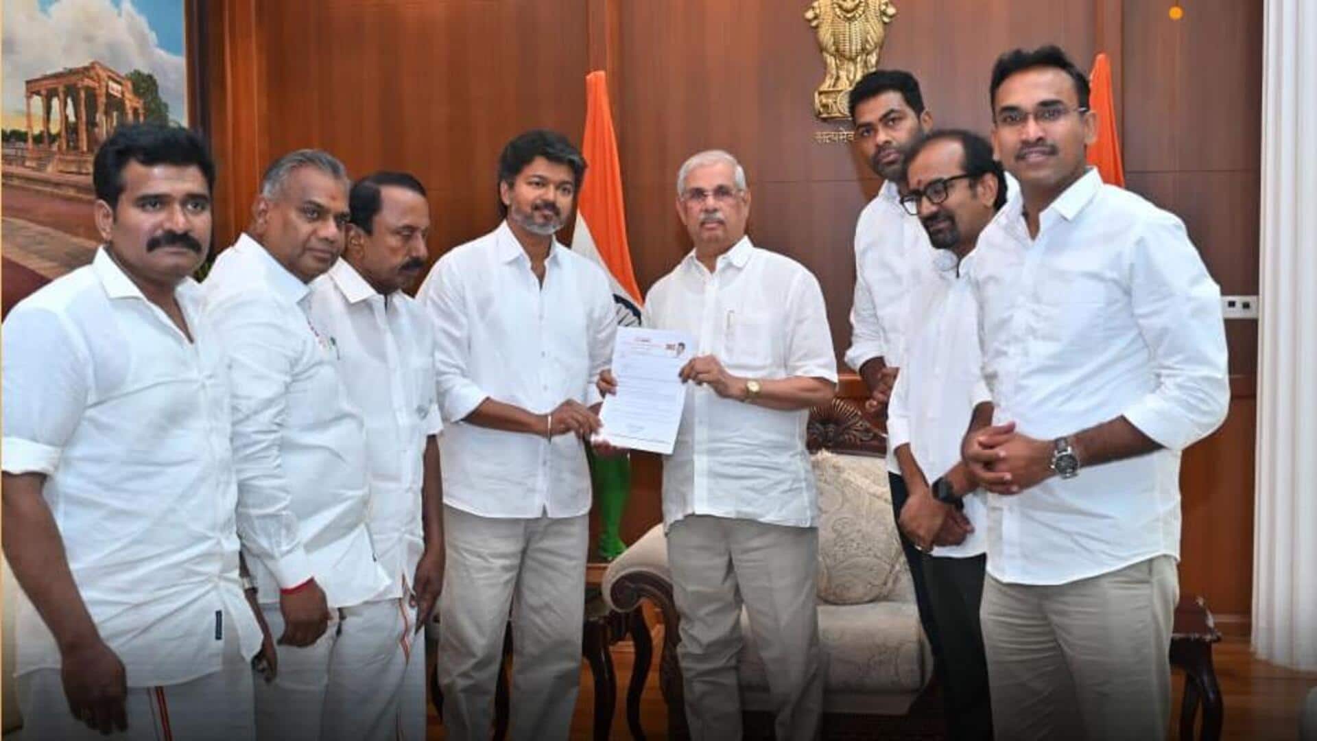 நாளை காலை 11:30 மணிக்கு விஜய் முதல்வராகிறார்