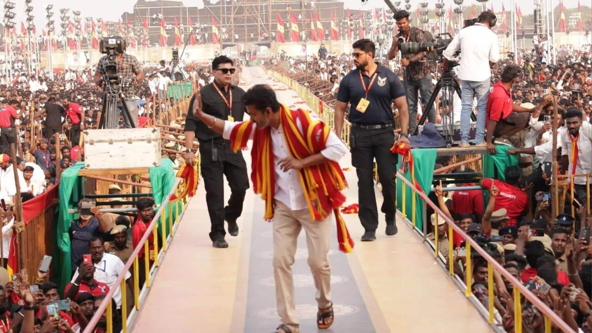 மதுரையில் தவெக-வின் 2வது மாநில மாநாடு: காவல்துறை விதித்துள்ள 27 முக்கிய நிபந்தனைகள் மதுரையில் தவெக-வின் 2வது மாநில மாநாடு: காவல்துறை விதித்துள்ள 27 முக்கிய நிபந்தனைகள்
