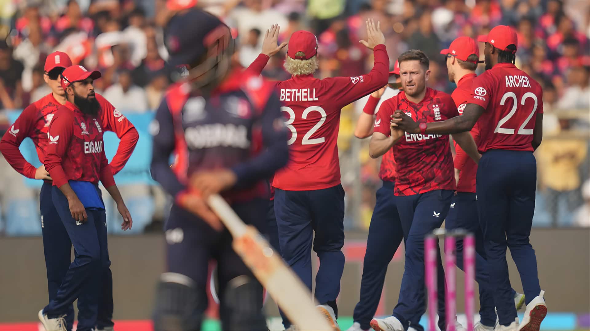 டி20 உலகக்கோப்பை 2026: நேபாளத்தை வீழ்த்தி இங்கிலாந்து த்ரில் வெற்றி