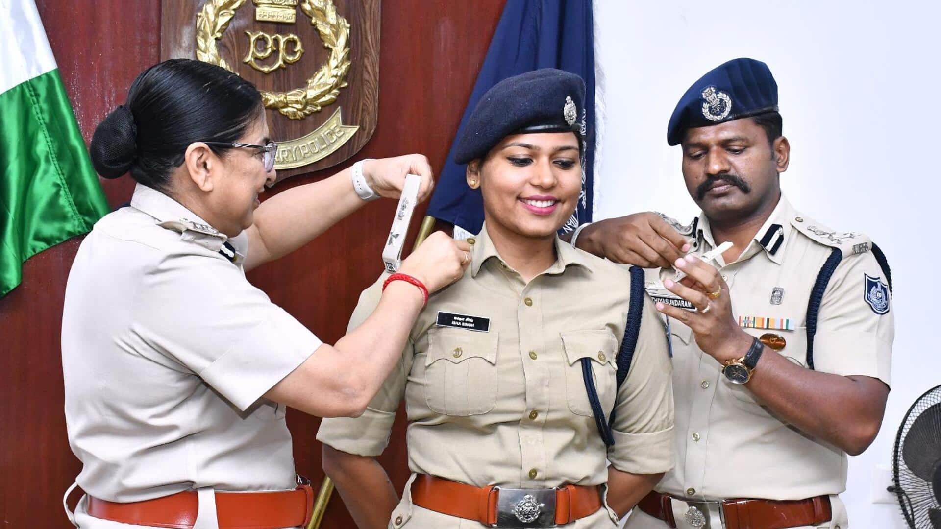 புதுச்சேரியில் TVK மாநாட்டில் அதிரடி காட்டிய 'சிங்கப்பெண்' இஷா சிங் IPS மாற்றம்