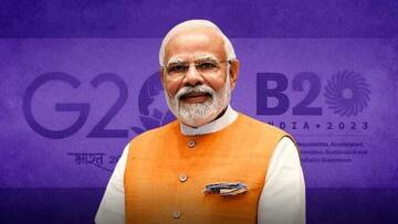 'ஏழை மக்களின் நிலை மிக வேகமாக உயர்ந்து வருகிறது' : பி20 உச்சி மாநாட்டில் பிரதமர் மோடி 