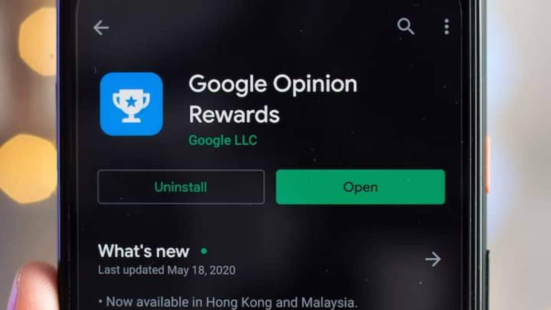 Google Opinion Rewards ஆப்ஸ் Play Store இல் 100M பதிவிறக்கங்களைத் தாண்டி சாதனை