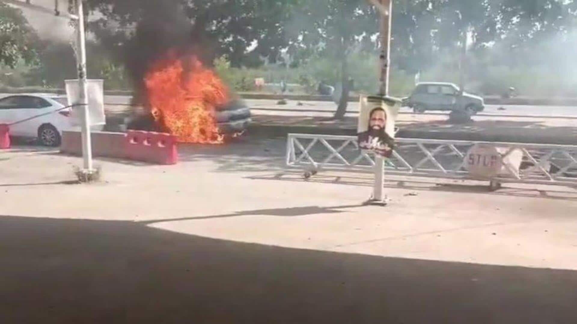 இந்தியாவை தொடர்ந்து இஸ்லாமாபாத்தில் கார் வெடிப்பு: நீதிமன்றத்திற்கு வெளியே கார் வெடித்து பலர் உயிரிழப்பு