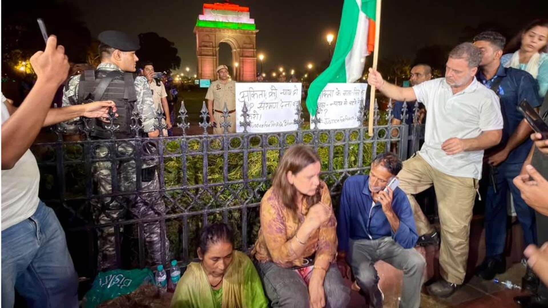 சிக்கிம் ஆளுநர் நியமனத்திற்கு எதிராக அங்கிதா பண்டாரி பெற்றோர் இந்தியா கேட் முன்பு போராட்டம்: யார் இவர்கள்?