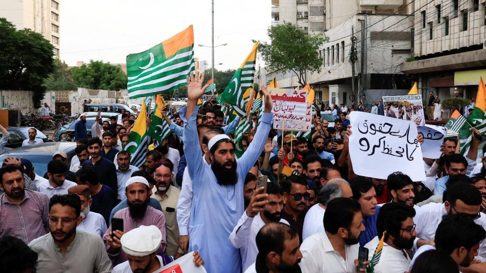 அடிபணிந்து பாகிஸ்தான் அரசு; பாகிஸ்தான் ஆக்கிரமிப்பு காஷ்மீர் போராட்டக்காரர்களின் கோரிக்கைகள் ஏற்பு