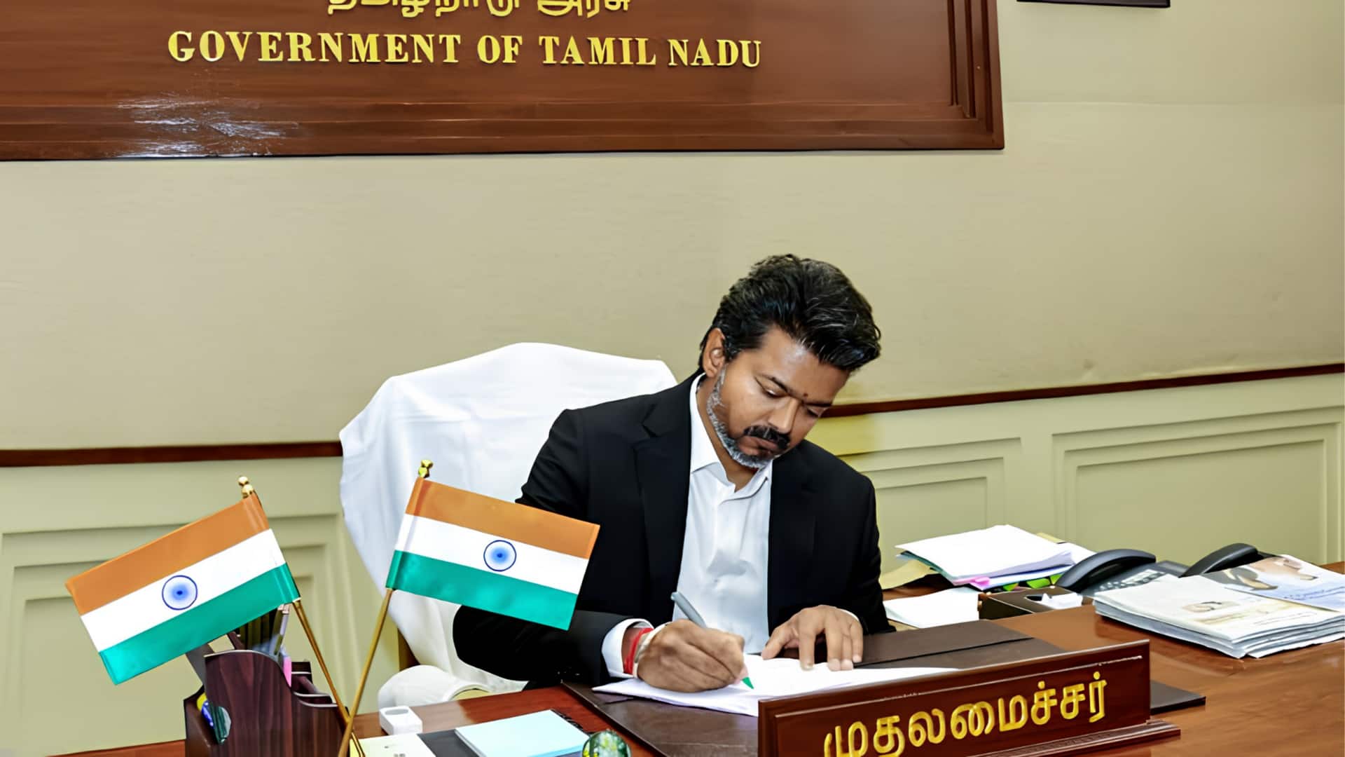 தமிழ்நாடு அரசில் ஆட்குறைப்பு? தேவையற்ற பணியிடங்களை ரத்து செய்ய விஜய் அரசு திட்டம் என தகவல்