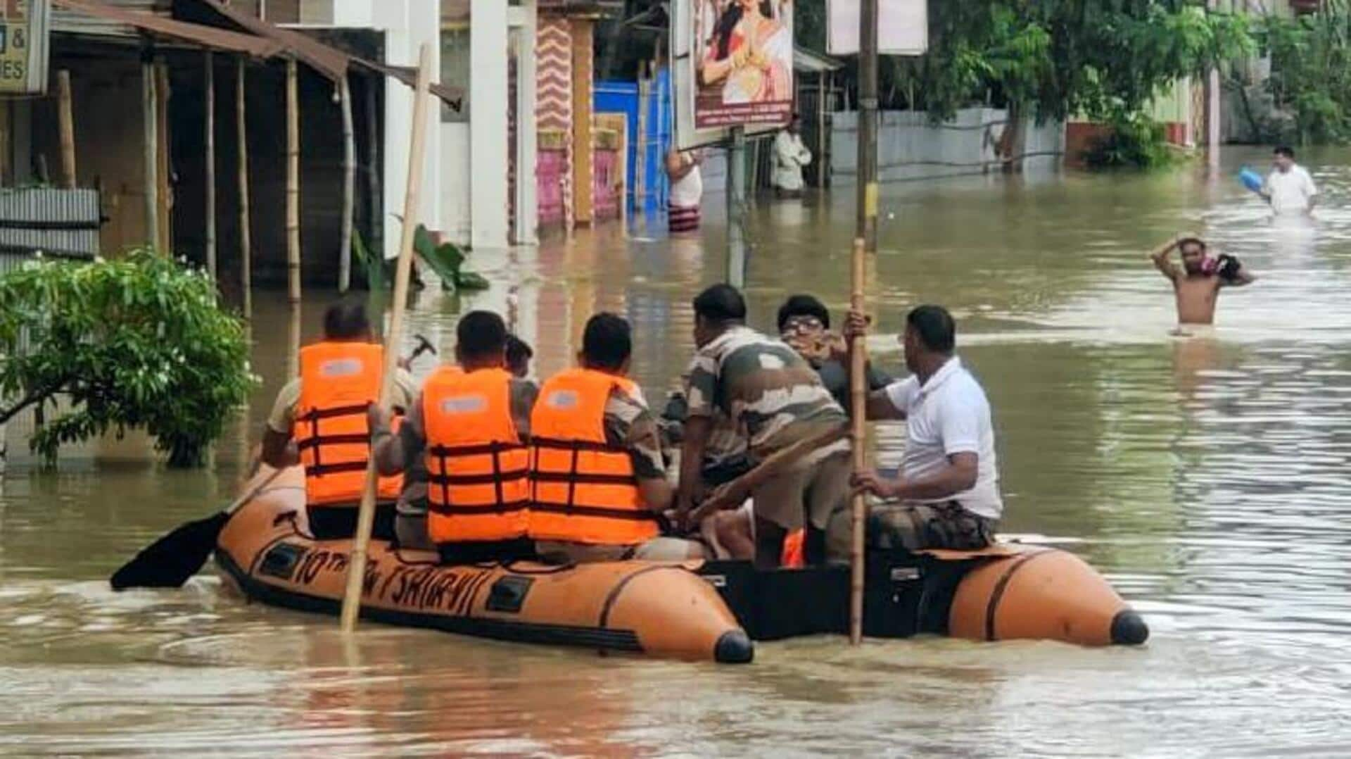 ஆபரேஷன் ஜல் ரஹத் திட்டத்தின் கீழ் திரிபுரா வெள்ளத்தில் சிக்கிய 330 பொதுமக்களை மீட்ட ராணுவம்