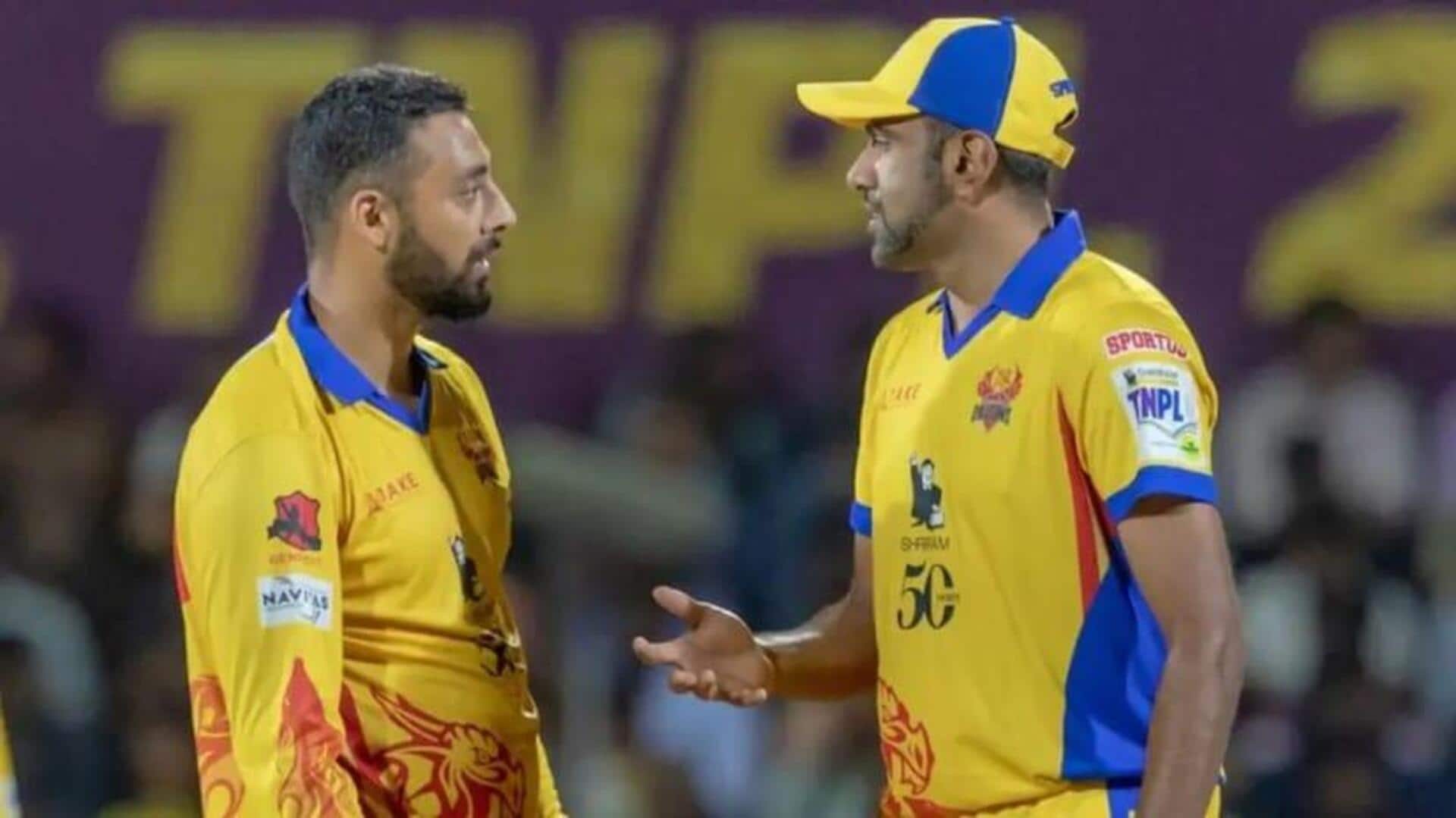TNPL போட்டியில் பந்தை சேதப்படுத்தியதாக அஸ்வின் தலைமையிலான திண்டுக்கல் டிராகன்ஸ் அணி மீது குற்றச்சாட்டு TNPL போட்டியில் பந்தை சேதப்படுத்தியதாக அஸ்வின் தலைமையிலான திண்டுக்கல் டிராகன்ஸ் அணி மீது குற்றச்சாட்டு