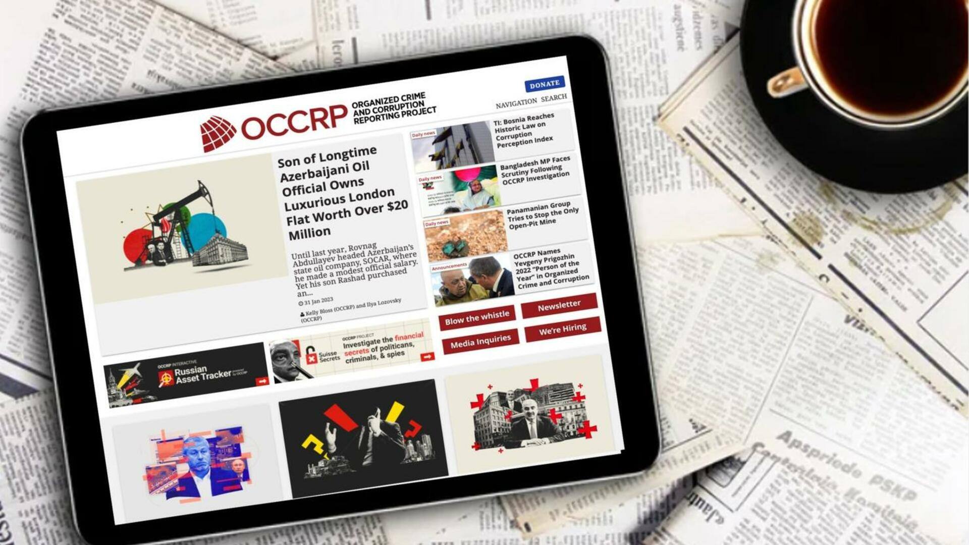 இந்திய நிறுவனங்கள் குறித்த ரகசியத் தகவல்களை வெளியிடத் திட்டமிட்டிருக்கும் OCCRP அமைப்பு