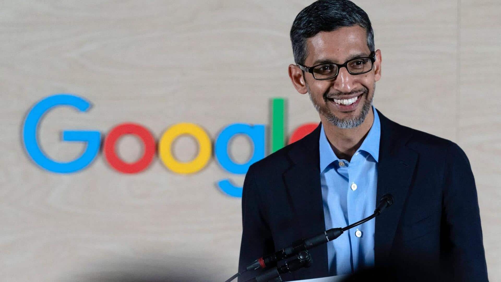 பில்லியனர் கிளப்பில் இணைந்தார் கூகிள் CEO சுந்தர் பிச்சை; அவரது பயணம் ஒரு பார்வை பில்லியனர் கிளப்பில் இணைந்தார் கூகிள் CEO சுந்தர் பிச்சை; அவரது பயணம் ஒரு பார்வை