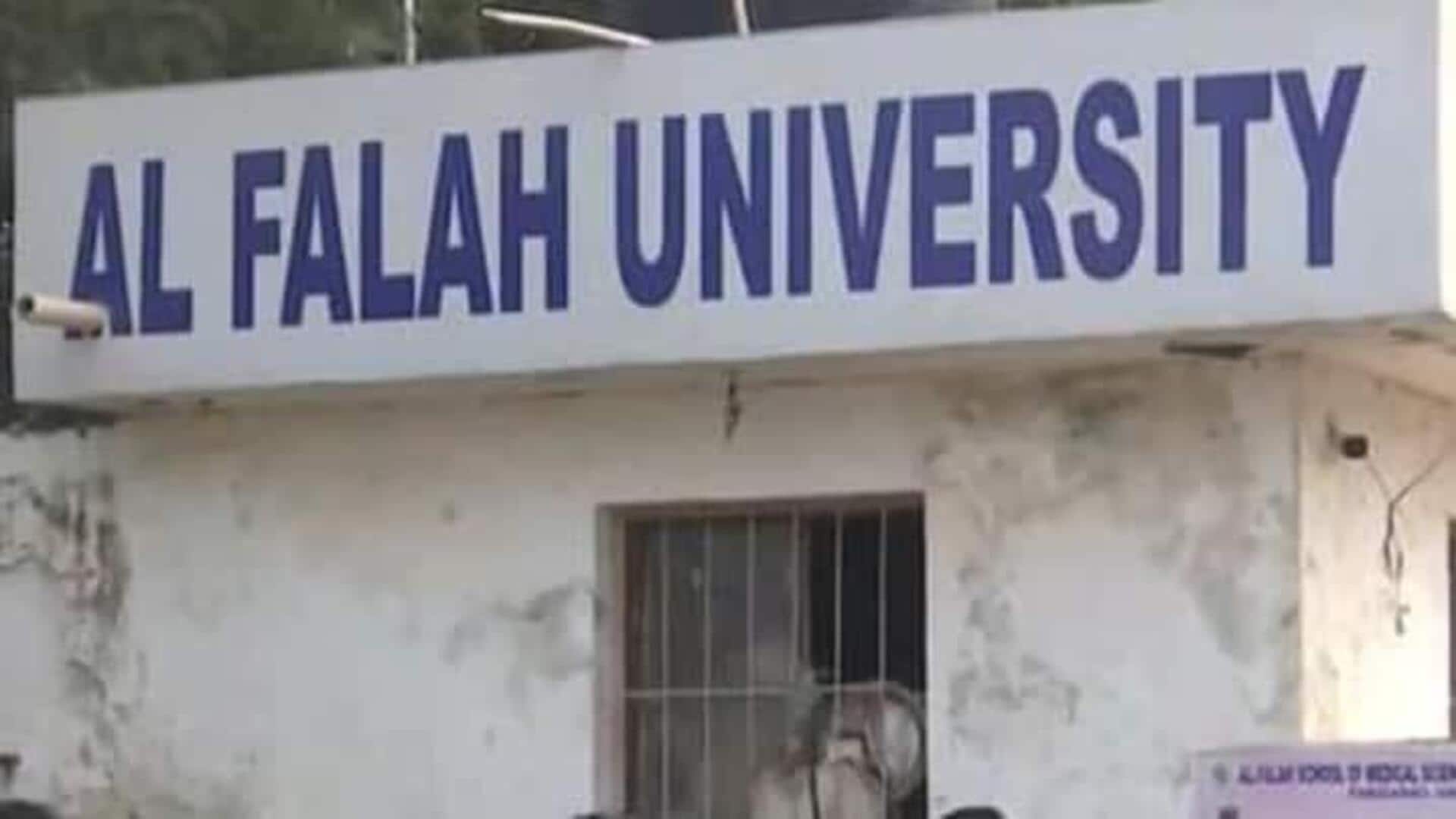 அல் ஃபலா பல்கலைக்கழகத்தில் விசாரணையை விரிவுபடுத்திய NIA, பதிவுகள் ஆய்வு செய்யப்பட்டு வருகின்றன