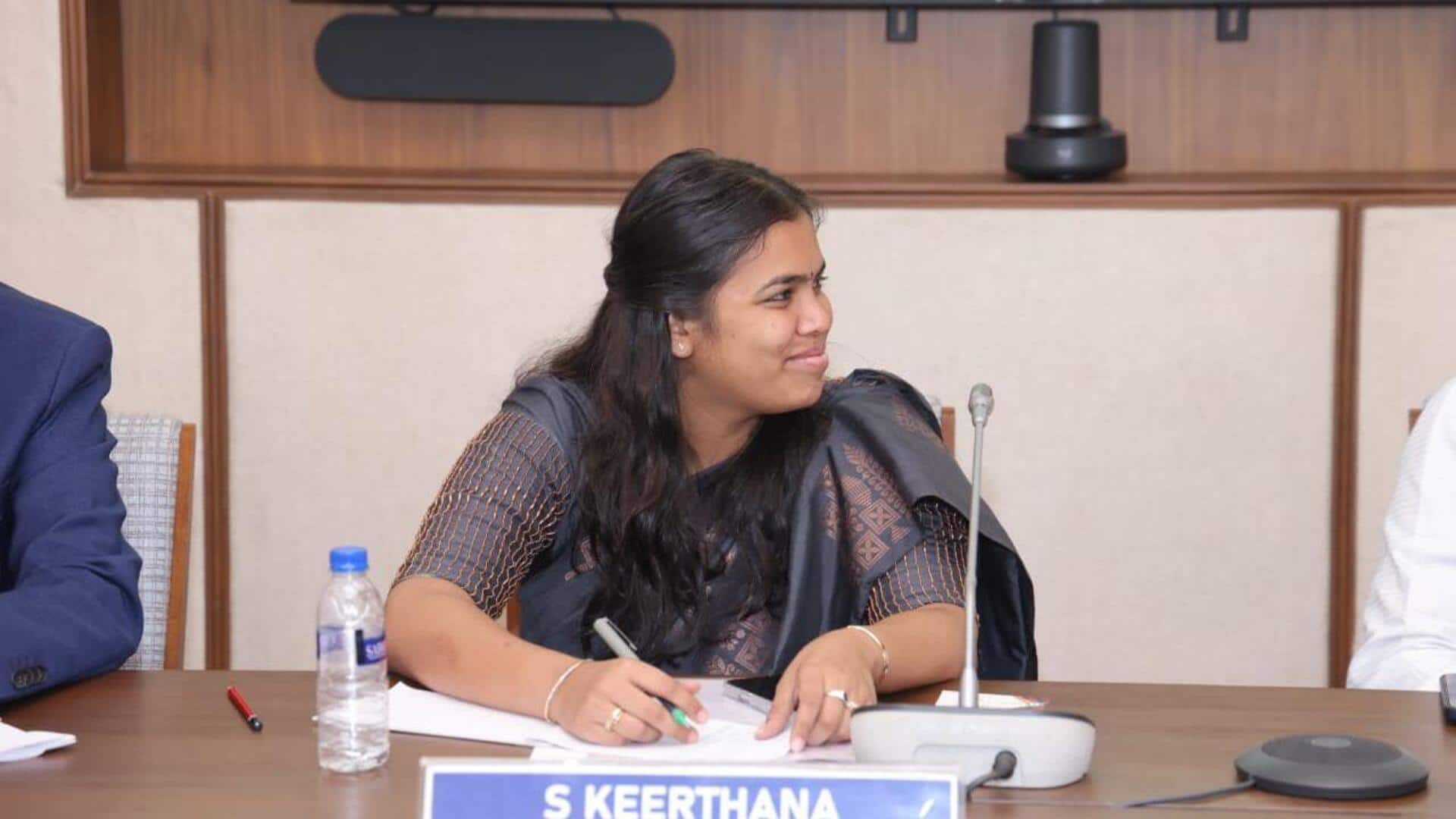 ரீல்ஸ் அமைச்சர் என சாடிய உதயநிதி; 'நானே அரசுப் பள்ளி மாணவிதான்' என எக்ஸ் தளத்தில் பொங்கி எழுந்த அமைச்சர் கீர்த்தனா