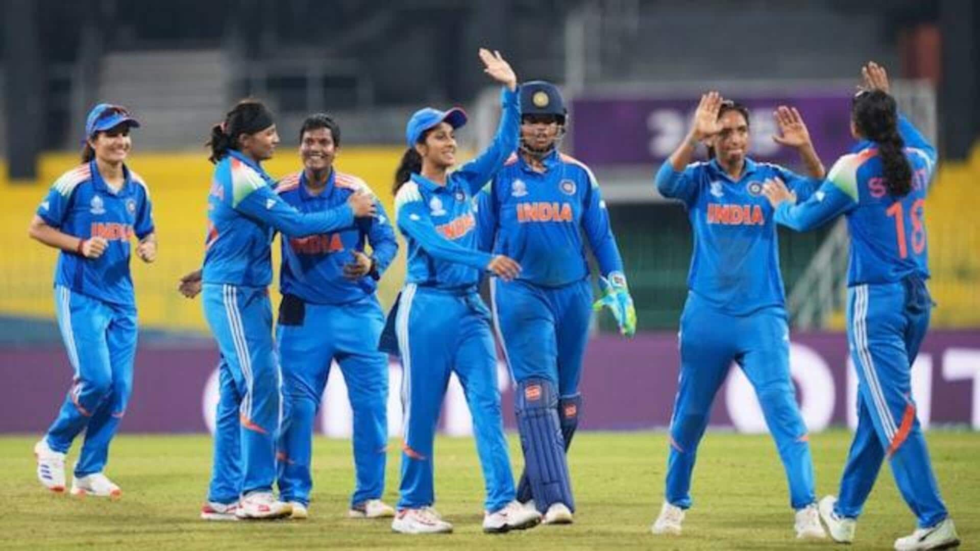 மகளிர் ஒருநாள் உலகக் கோப்பையில் பாகிஸ்தானை வீழ்த்திய இந்தியா