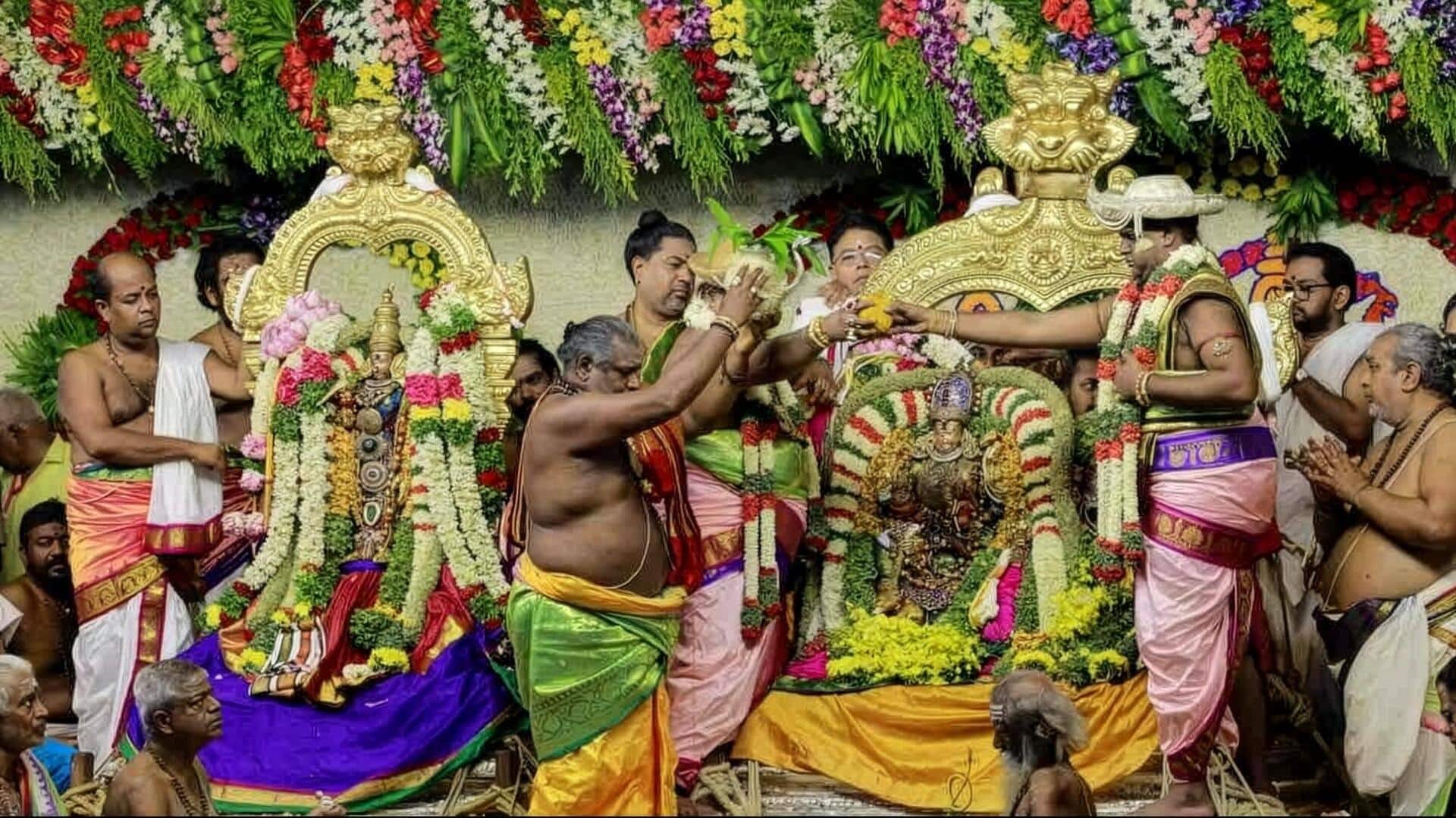 மதுரை மீனாட்சி - சுந்தரேஸ்வரர் திருக்கல்யாணம் இன்று; பெண்கள் தாலி கயிறு மாற்ற உகந்த நேரம் எது?