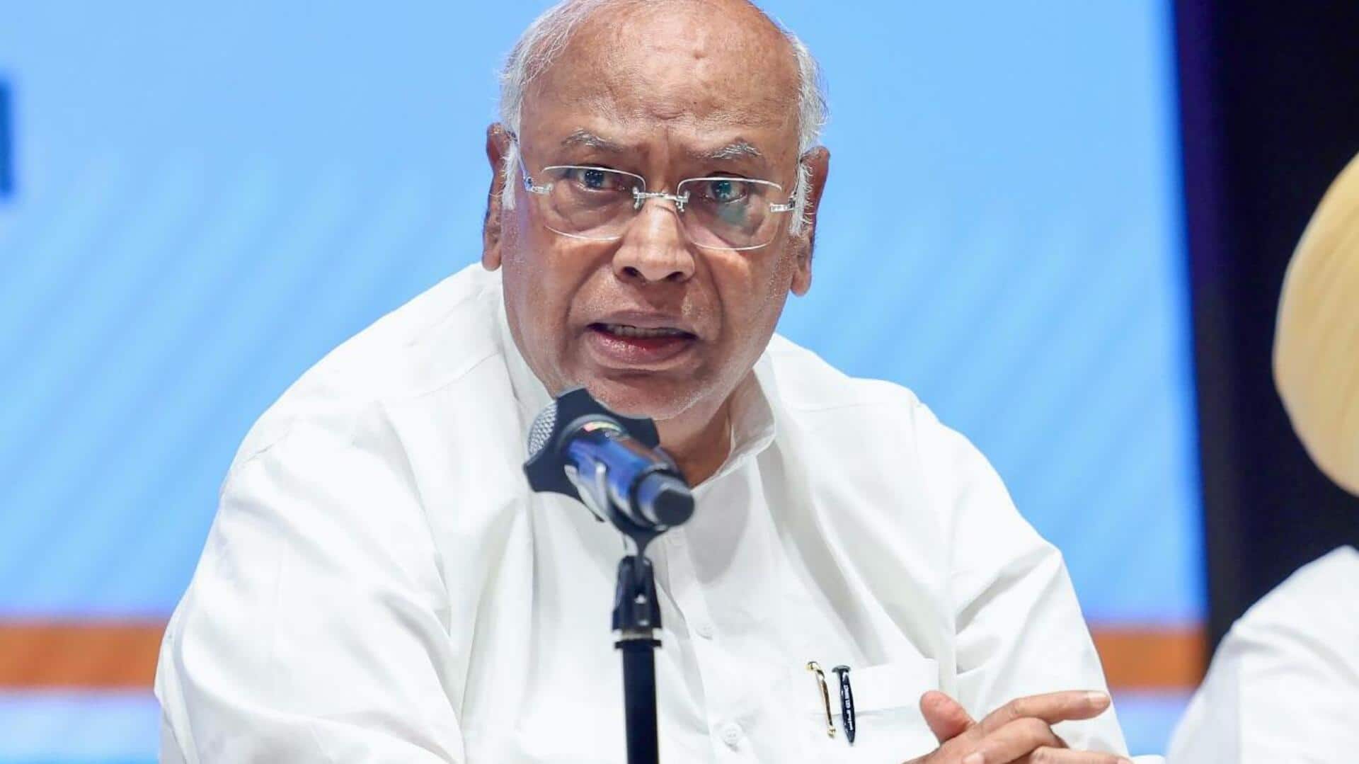 காங்கிரஸ் தலைவர் மல்லிகார்ஜுன் கார்கே பெங்களூரு மருத்துவமனையில் அனுமதி