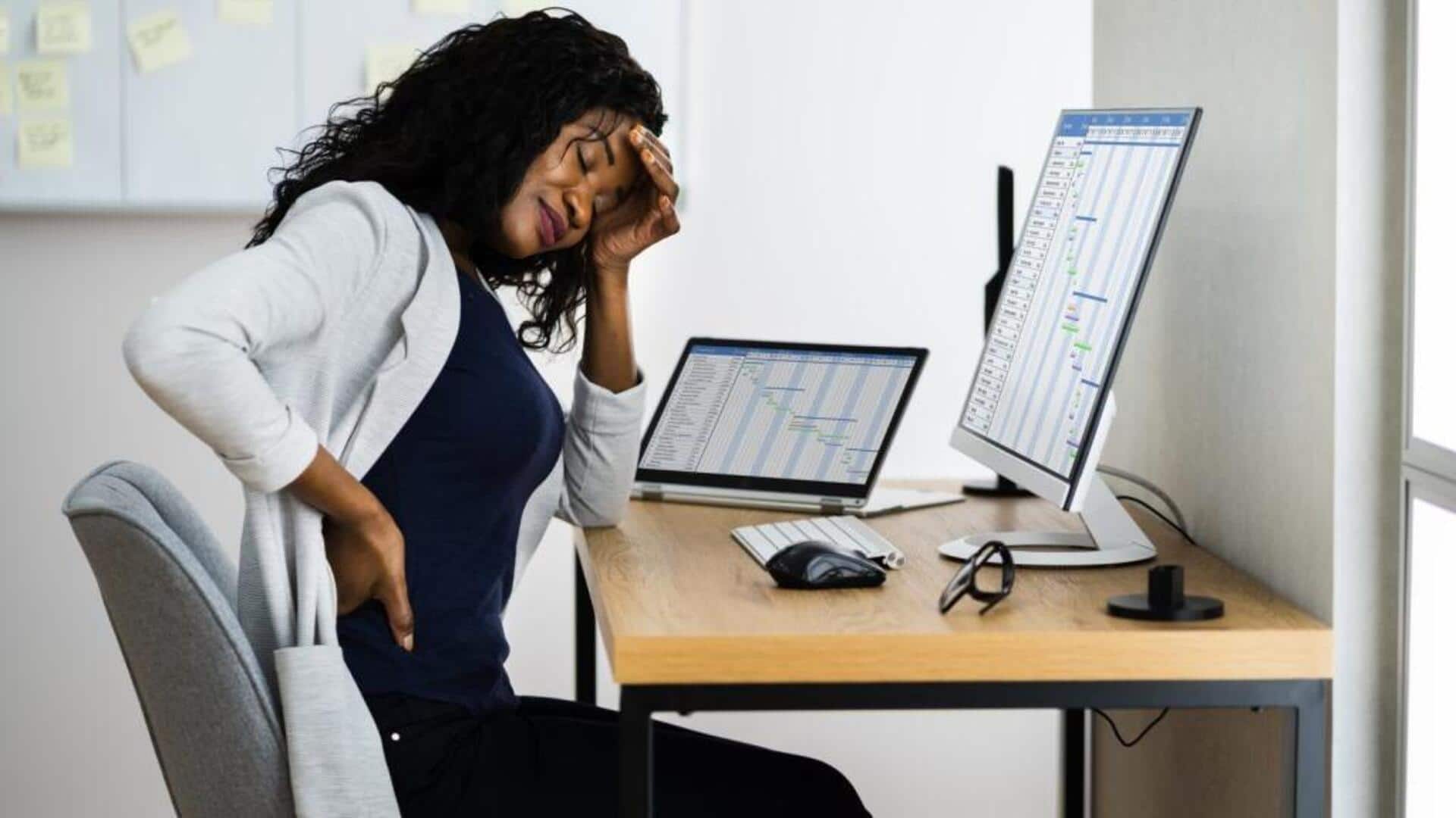 வேலை செய்யும் போதோ அல்லது படிக்கும் போதோ உடலைச் சரியான நிலையில் வைத்திருப்பது எப்படி?