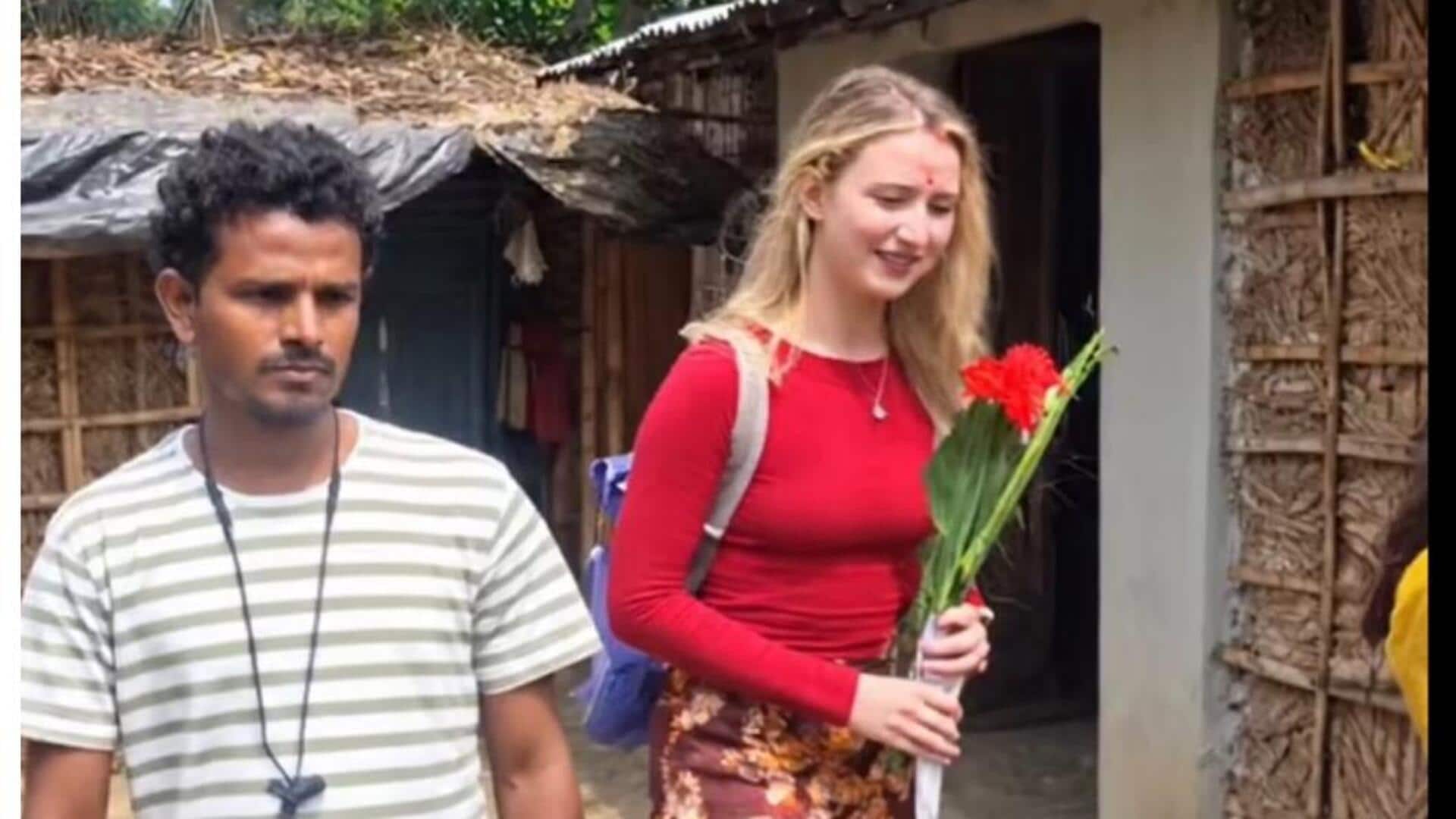 காதலனை கரம்பிடிக்க பல்லாயிரக்கணக்கான கி.மீ., கடந்து பீகார் கிராமத்திற்கு வந்த ரஷ்ய பெண்