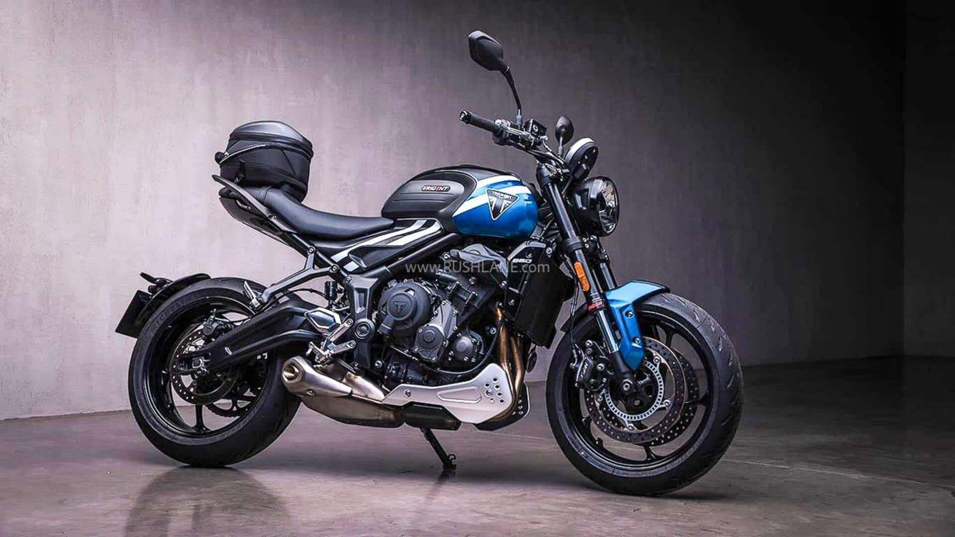 இந்தியாவிற்கான 2025 ட்ரைடென்ட் 660 மாடலின் விலையை அறிவித்தது ட்ரையம்ப்