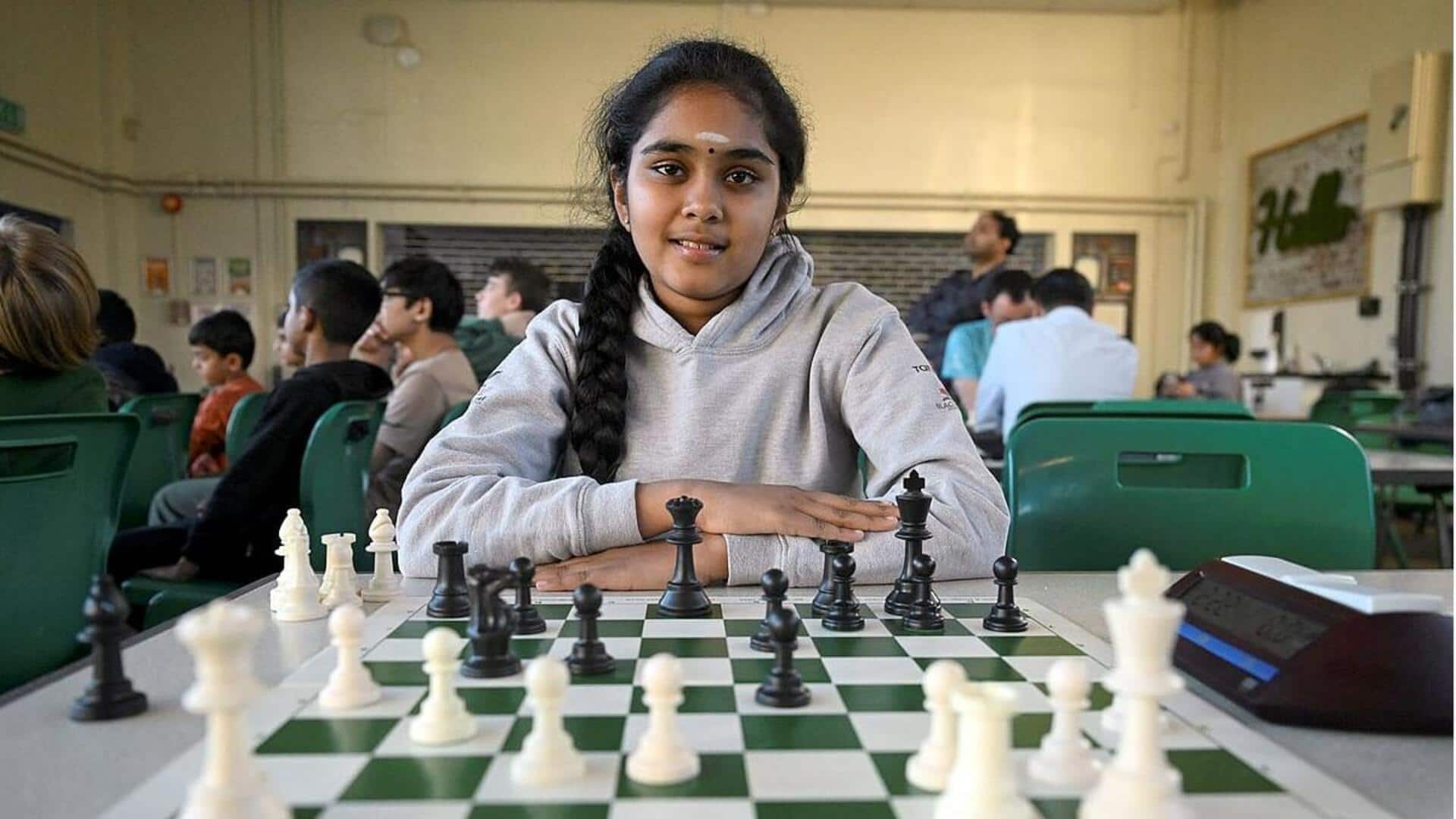 இங்கிலாந்தில் கிராண்ட் மாஸ்டர் ஆன தமிழ் சிறுமி: 11 வயதில் சாதனை படைத்தார் போதனா சிவானந்தன்