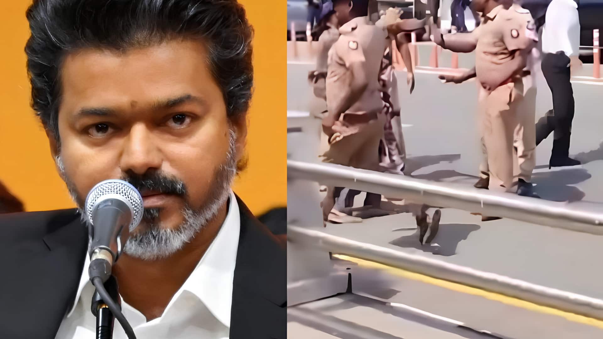 முதலமைச்சர் வாகனத்தை மறித்துத் திடீர் போராட்டம்! பாதுகாப்பு வளையத்தை மீறி முயன்ற 8 பேர் மீது வழக்குப் பதிவு