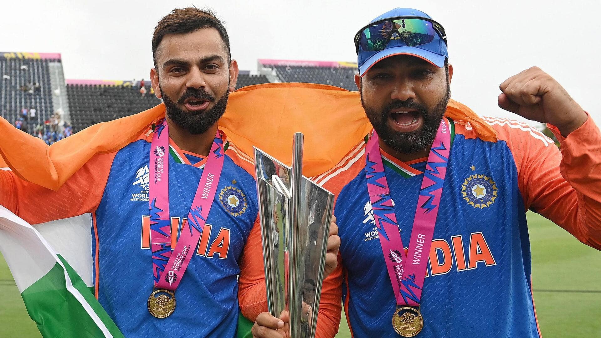 விராட் கோலி, ரோஹித் சர்மா ஓய்வு பெறுவதாக வெளியான வதந்திகளை ராஜீவ் சுக்லா மறுத்துள்ளார் விராட் கோலி, ரோஹித் சர்மா ஓய்வு பெறுவதாக வெளியான வதந்திகளை ராஜீவ் சுக்லா மறுத்துள்ளார்